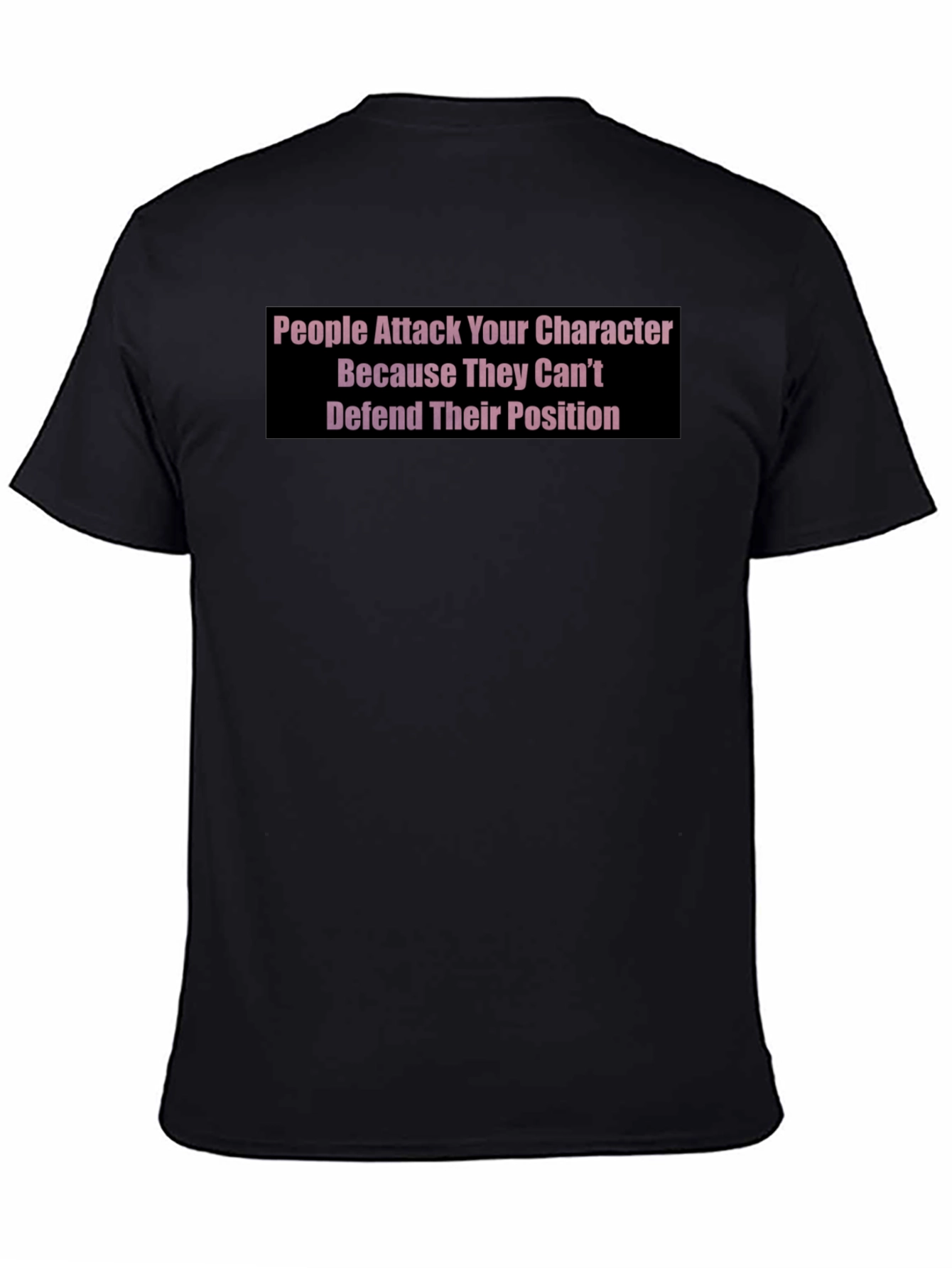 Attack Character Statement T-Shirt - Black