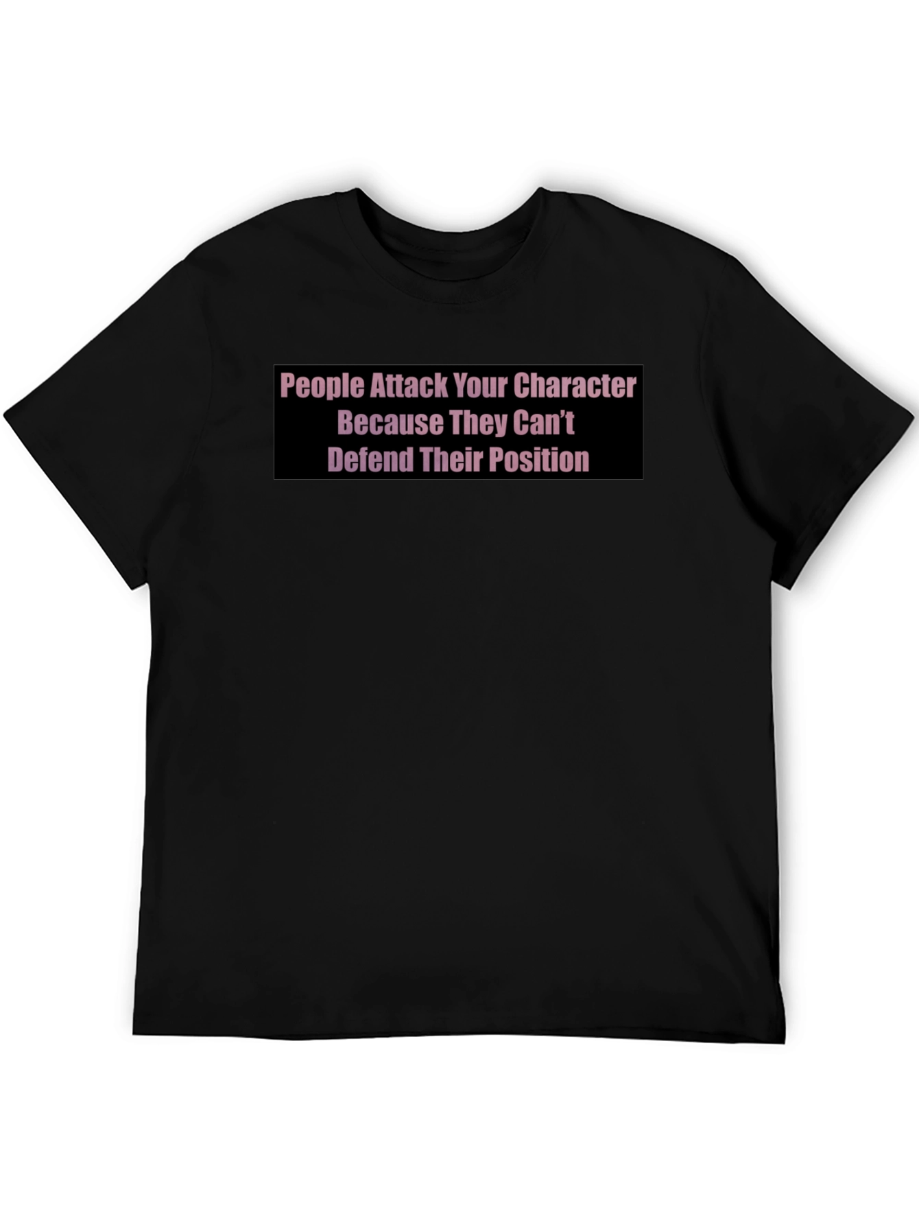 Attack Character Statement T-Shirt - Black