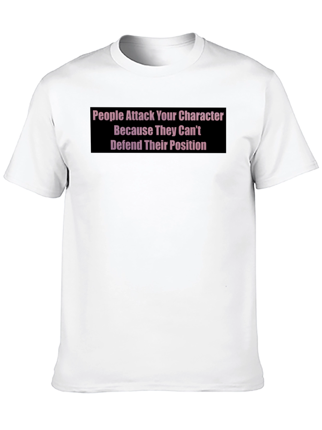 Attack Character Statement T-Shirt - Black
