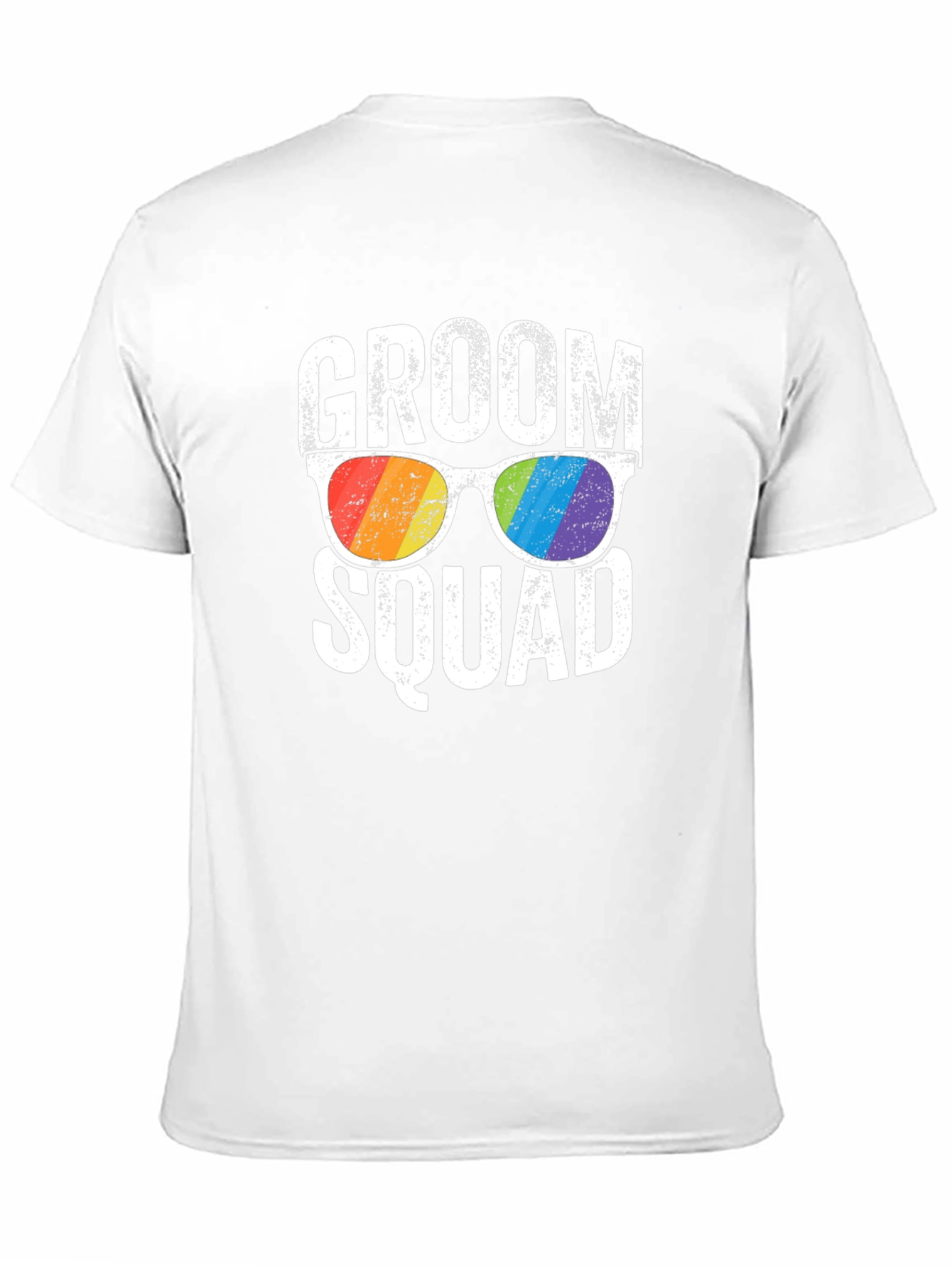 Groom Squad Rainbow Sunglasses T-Shirt