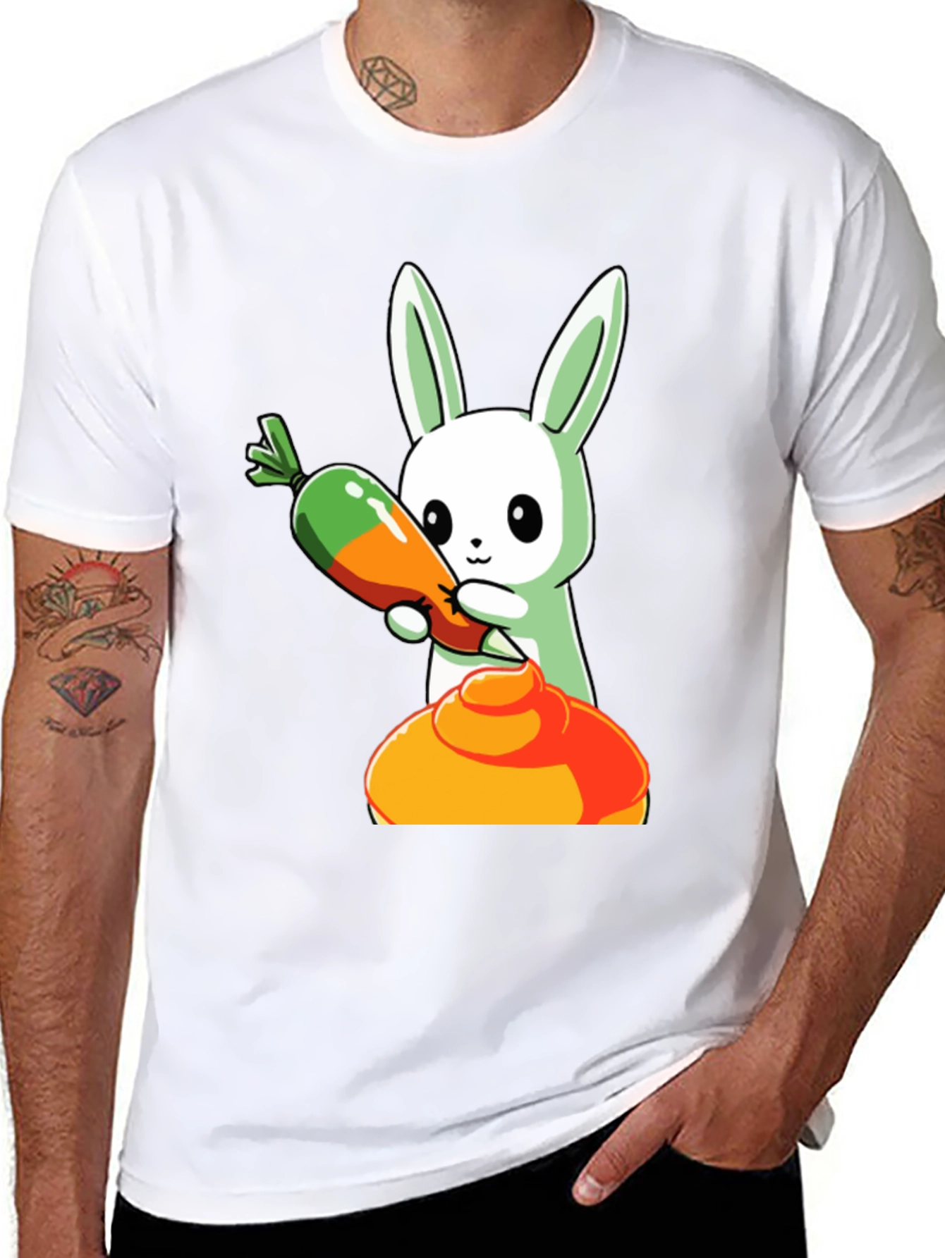 Bunny Carrot Dip T-Shirt