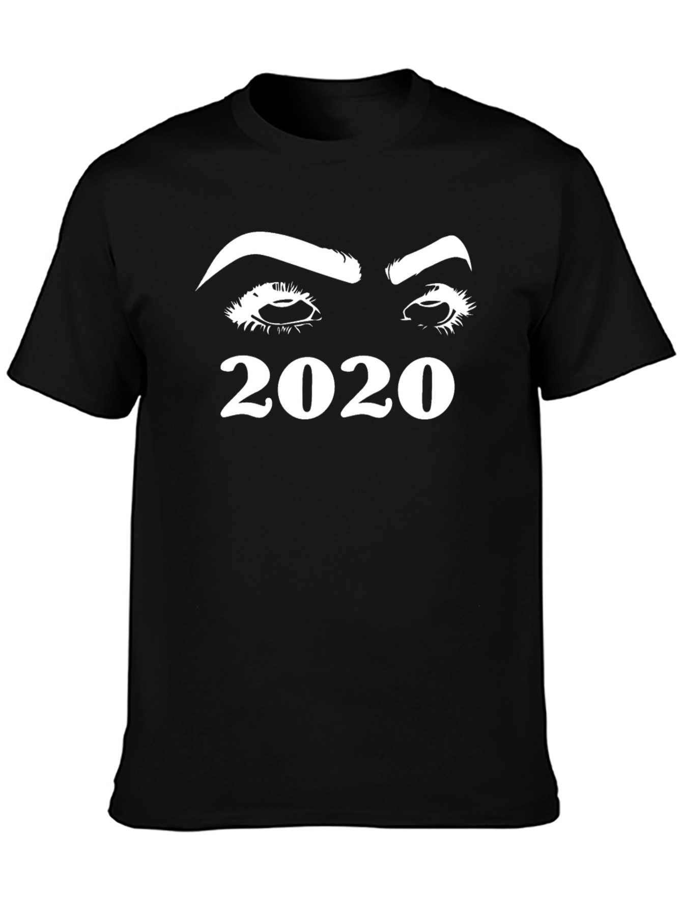 2020 Eyes Graphic T-Shirt - Black