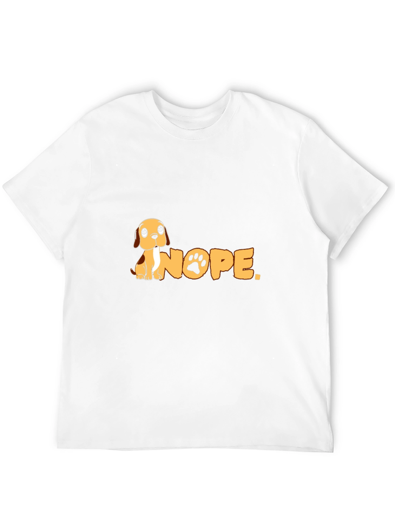 Nope Dog Graphic T-Shirt