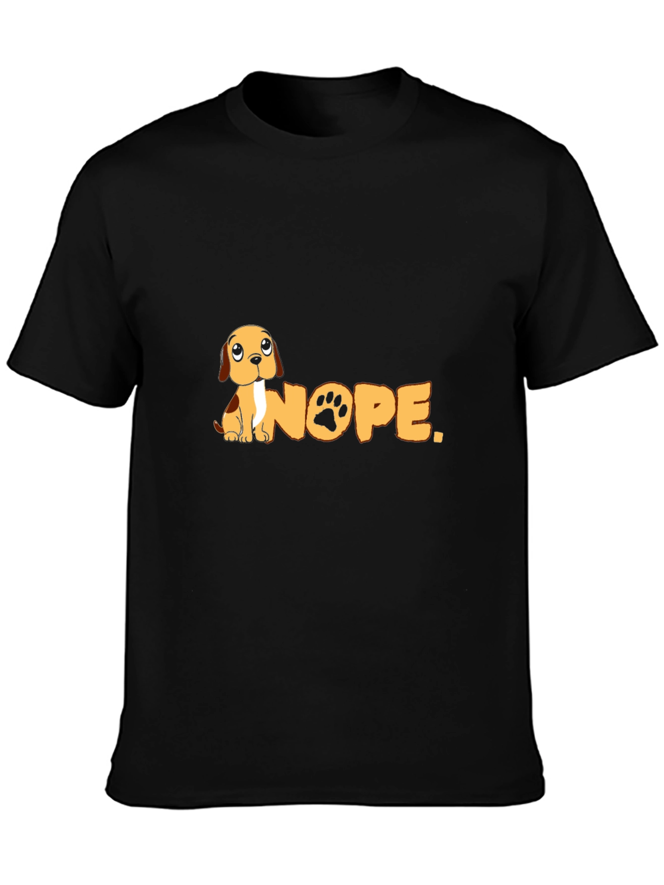 Nope Dog Graphic T-Shirt