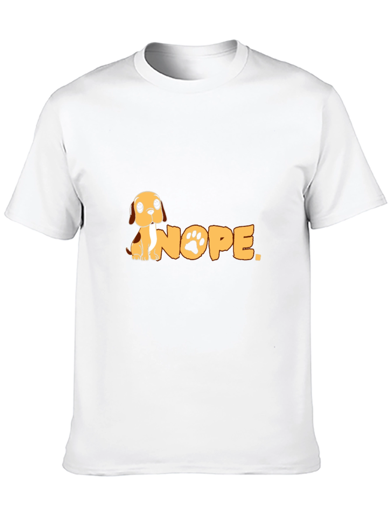 Nope Dog Graphic T-Shirt