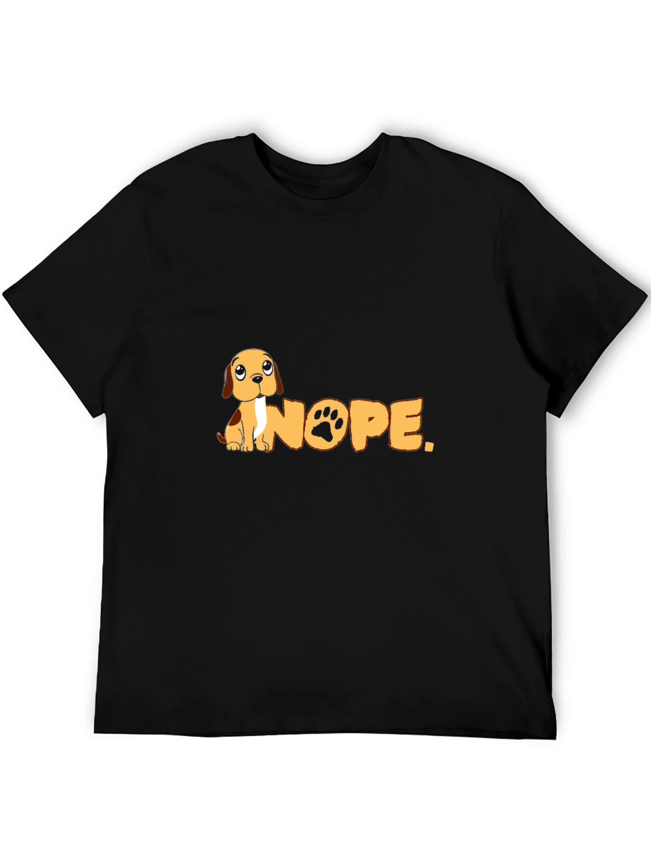 Nope Dog Graphic T-Shirt