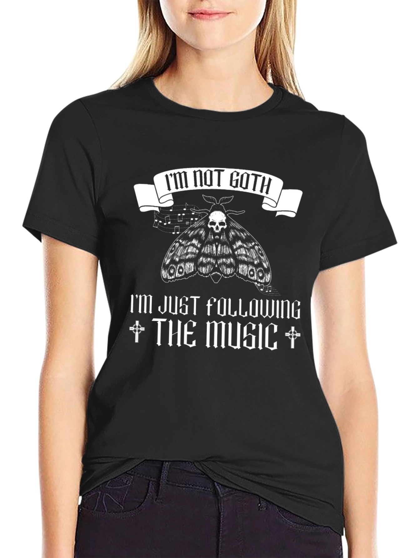 Im Not Goth T-Shirt - Music Follower Tee