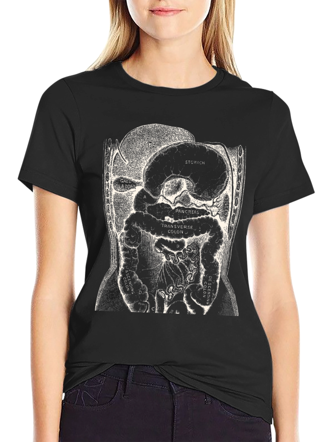 Anatomy T-Shirt - Digestive System Graphic Tee