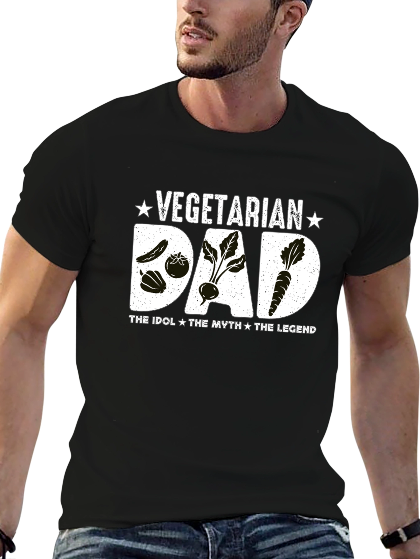 Vegetarian Dad T-Shirt - The Idol Myth Legend