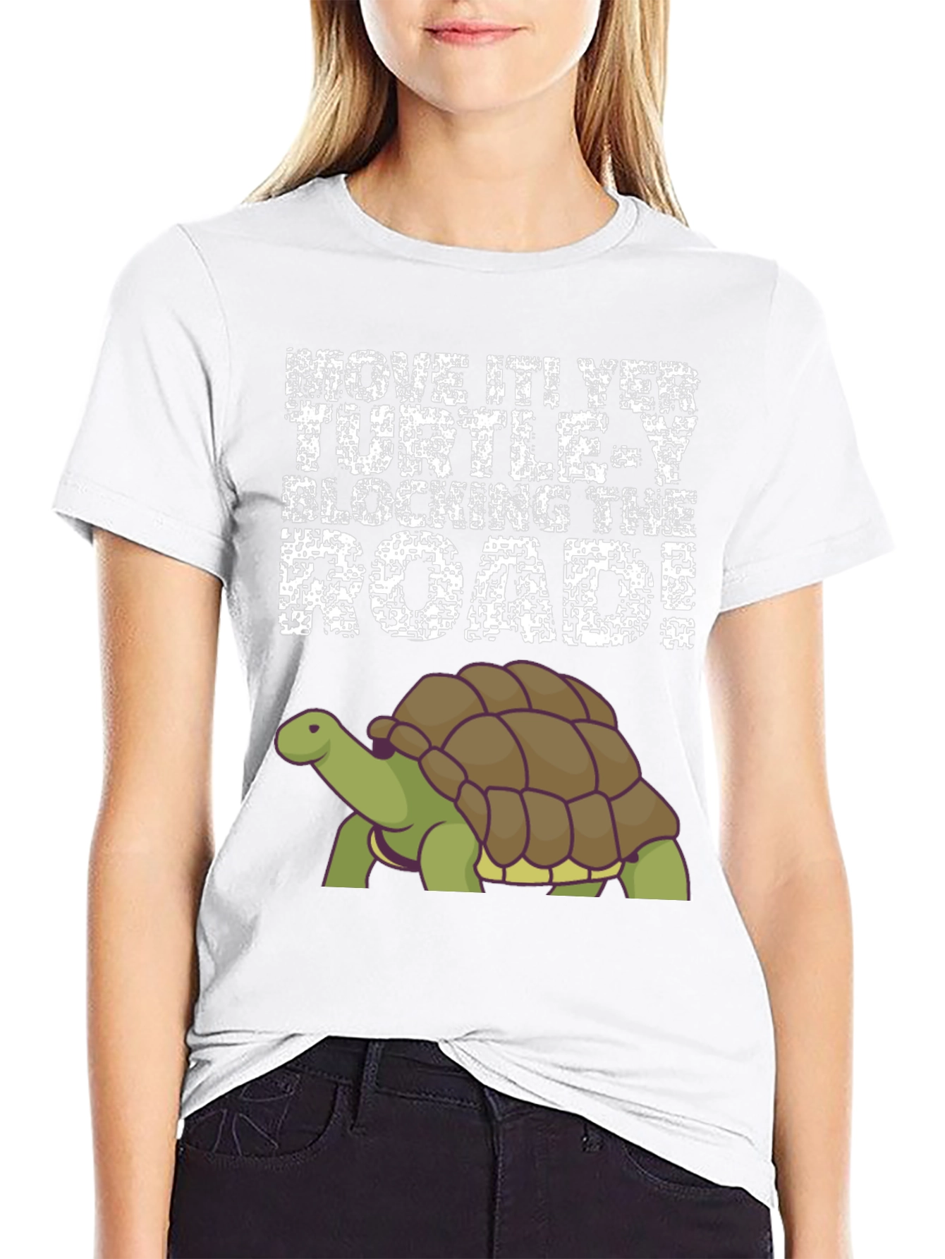 Move It Turtle Blocking The Road T-Shirt