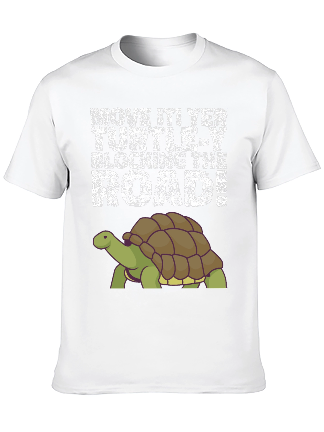 Move It Turtle Blocking The Road T-Shirt