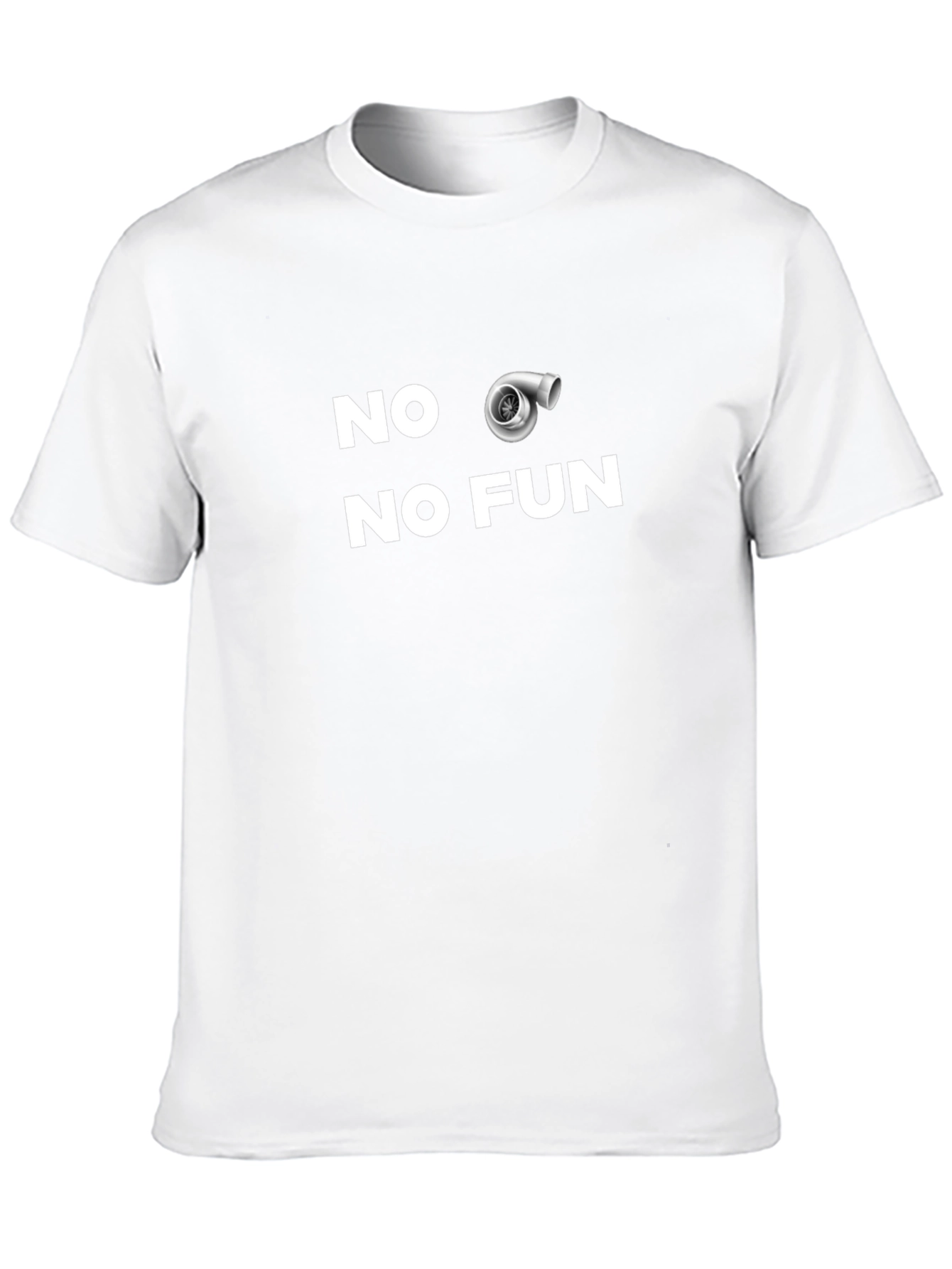 No Turbo No Fun Black T-Shirt