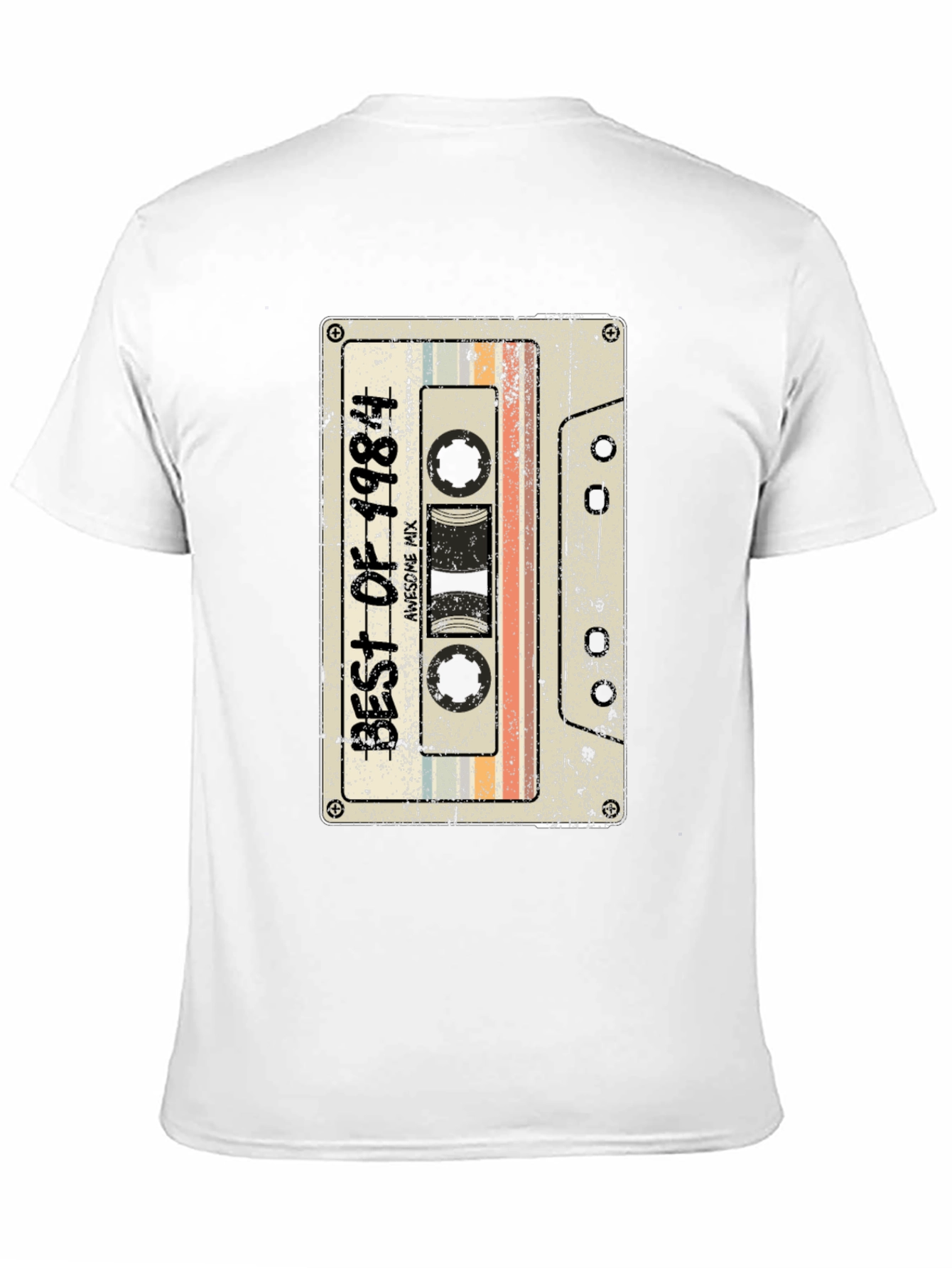 Retro Best of 1984 Cassette Tape Graphic Tee