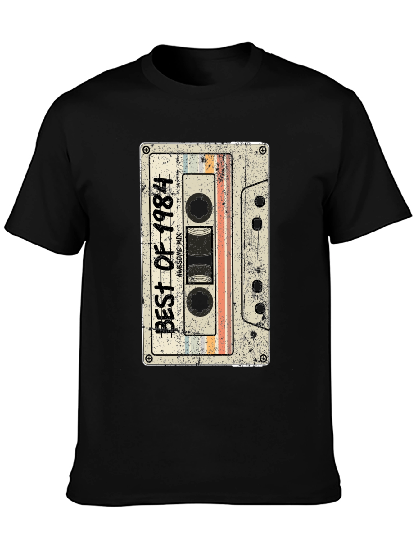 Retro Best of 1984 Cassette Tape Graphic Tee