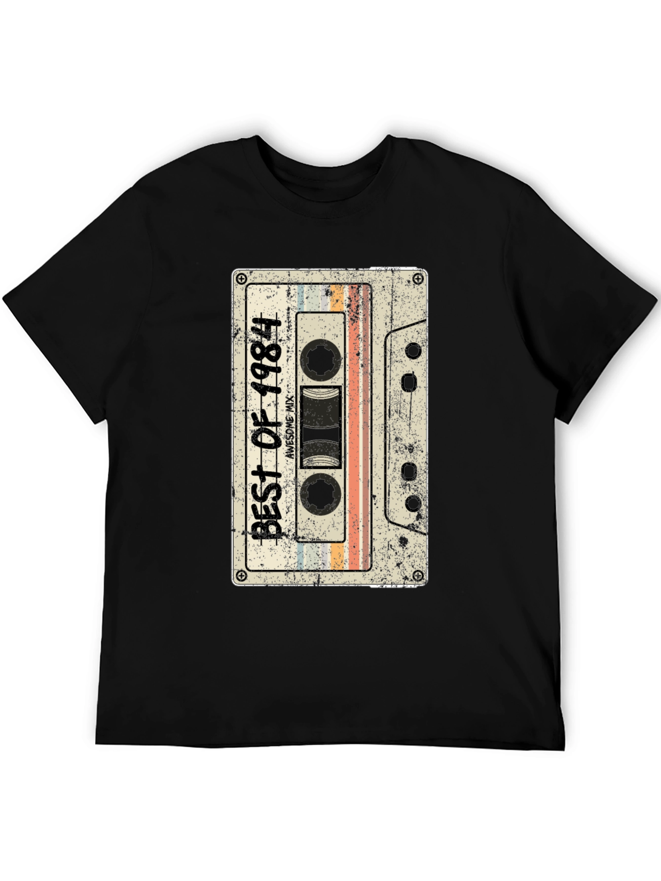 Retro Best of 1984 Cassette Tape Graphic Tee