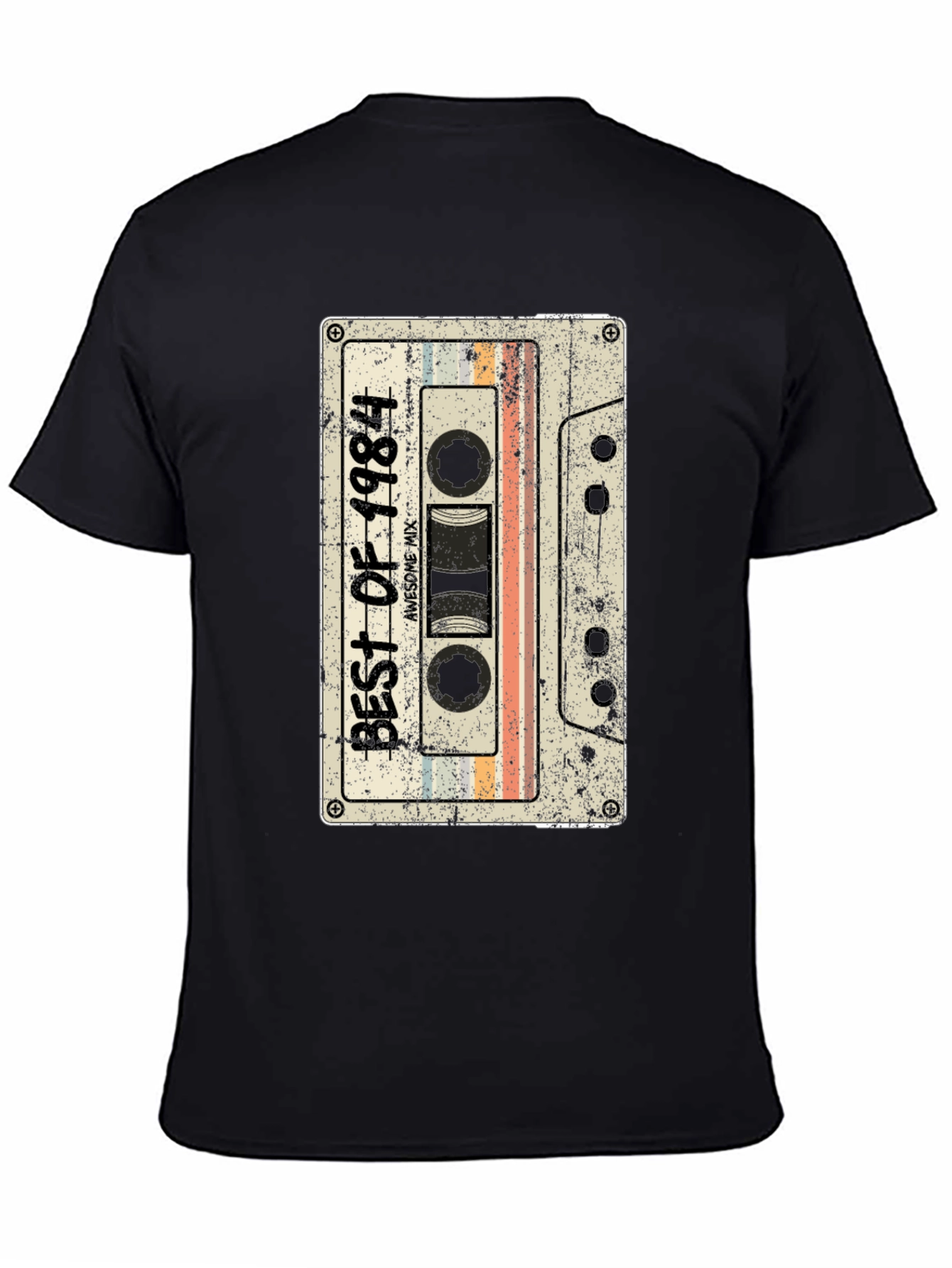 Retro Best of 1984 Cassette Tape Graphic Tee