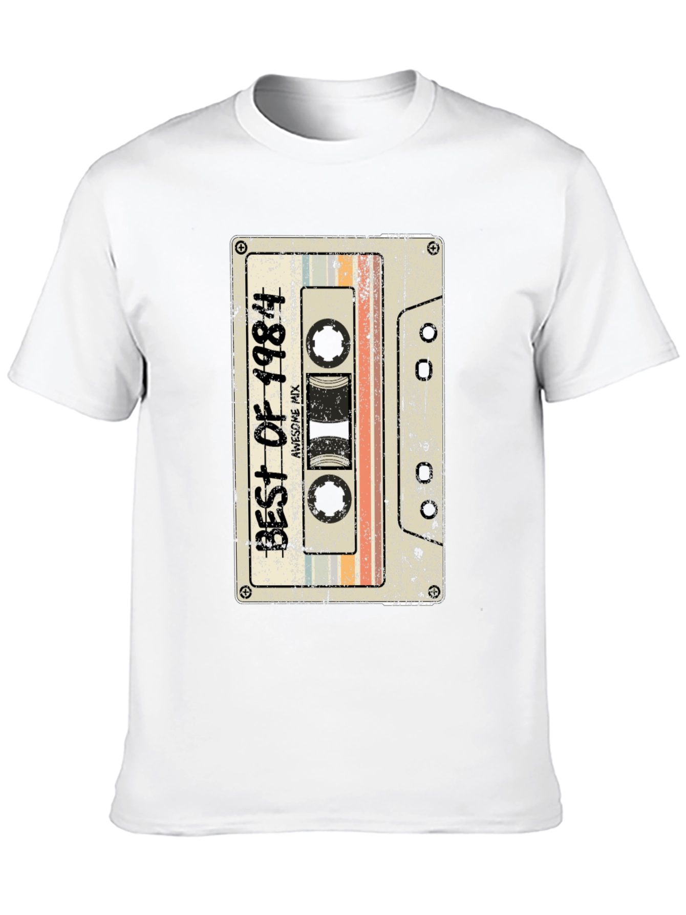 Retro Best of 1984 Cassette Tape Graphic Tee