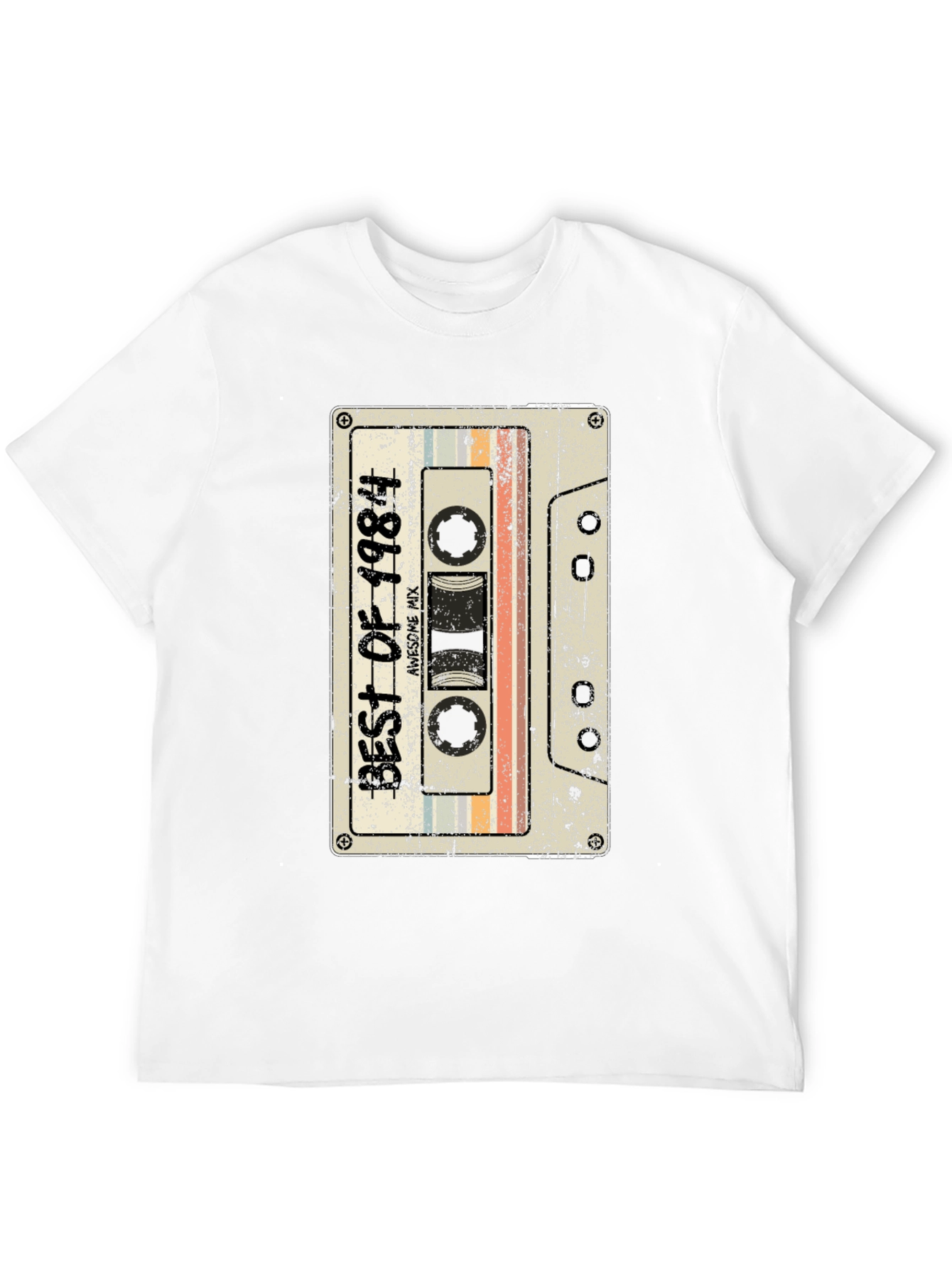 Retro Best of 1984 Cassette Tape Graphic Tee