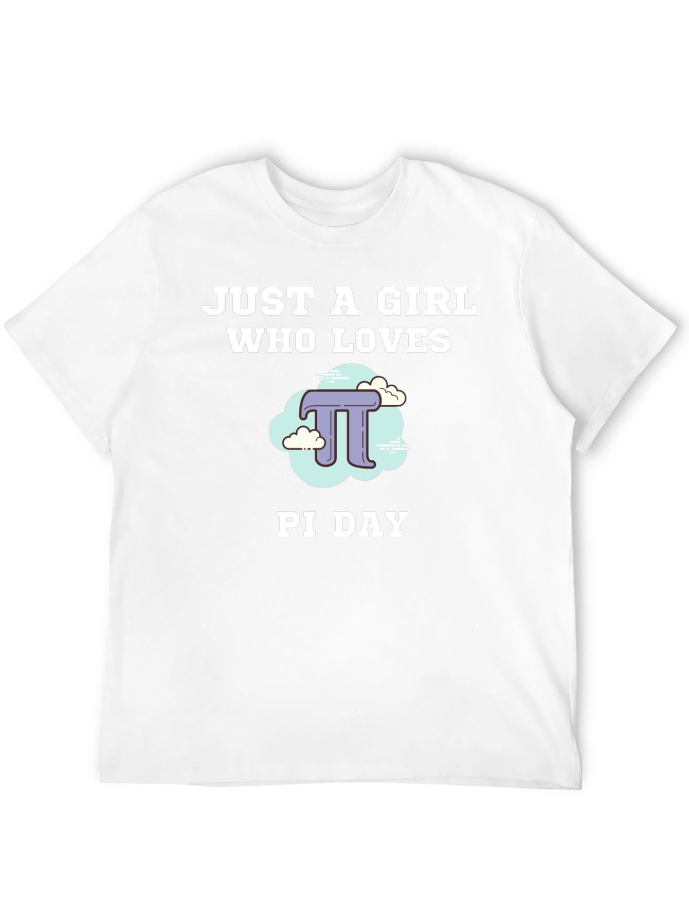 Just a Girl Who Loves Pi Day Black T-Shirt