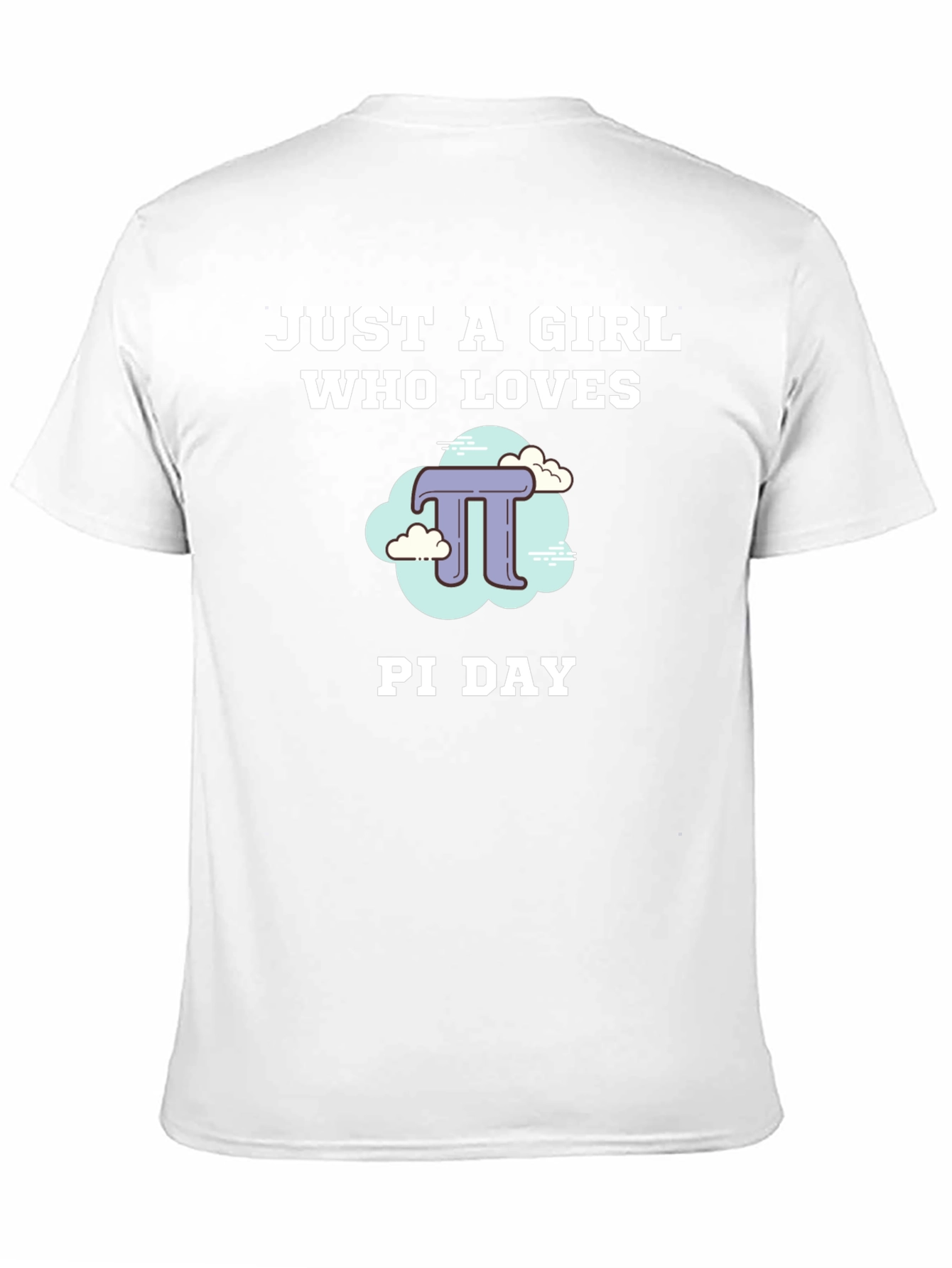 Just a Girl Who Loves Pi Day Black T-Shirt