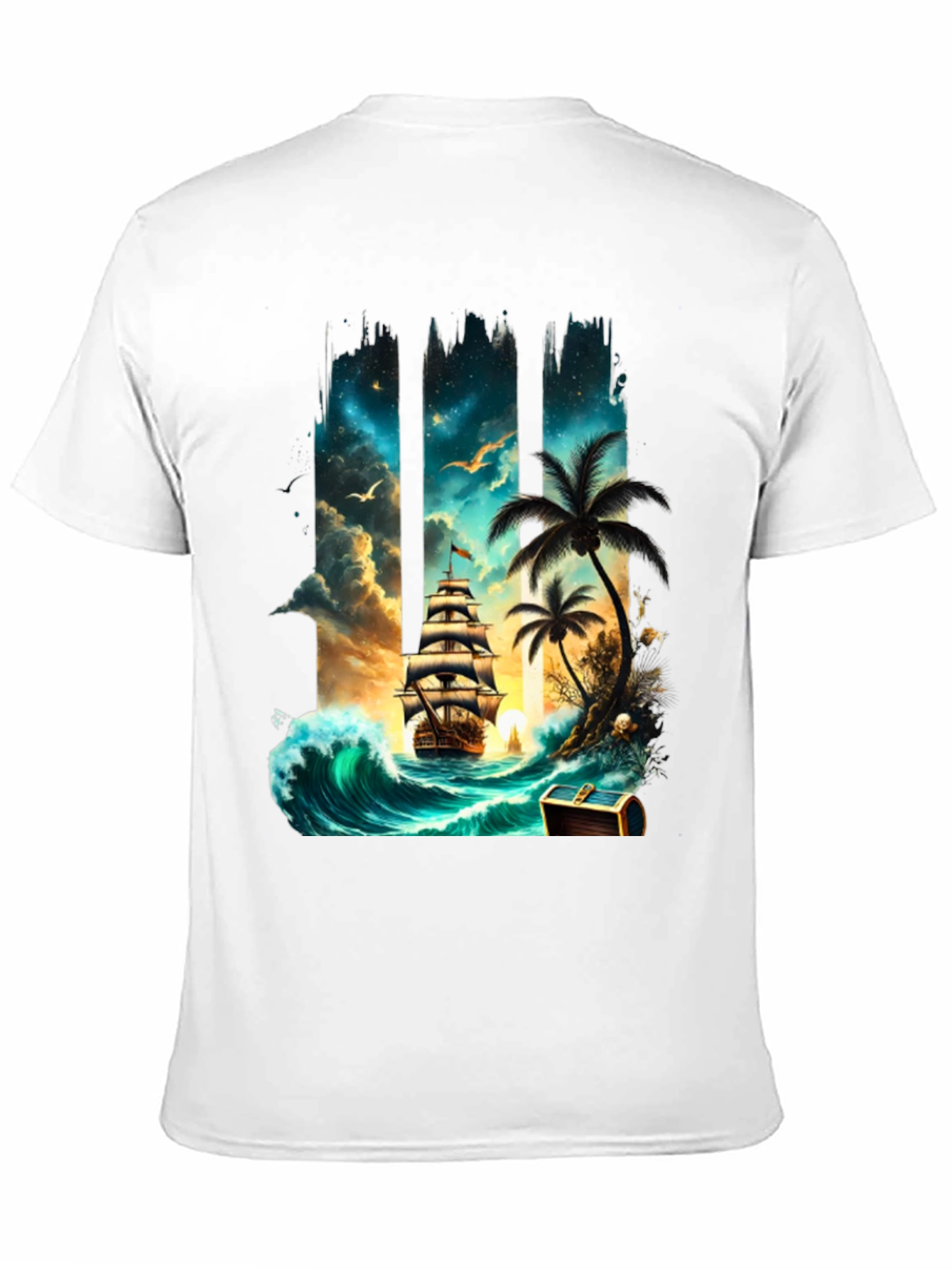 Pirate Ship Island T-Shirt