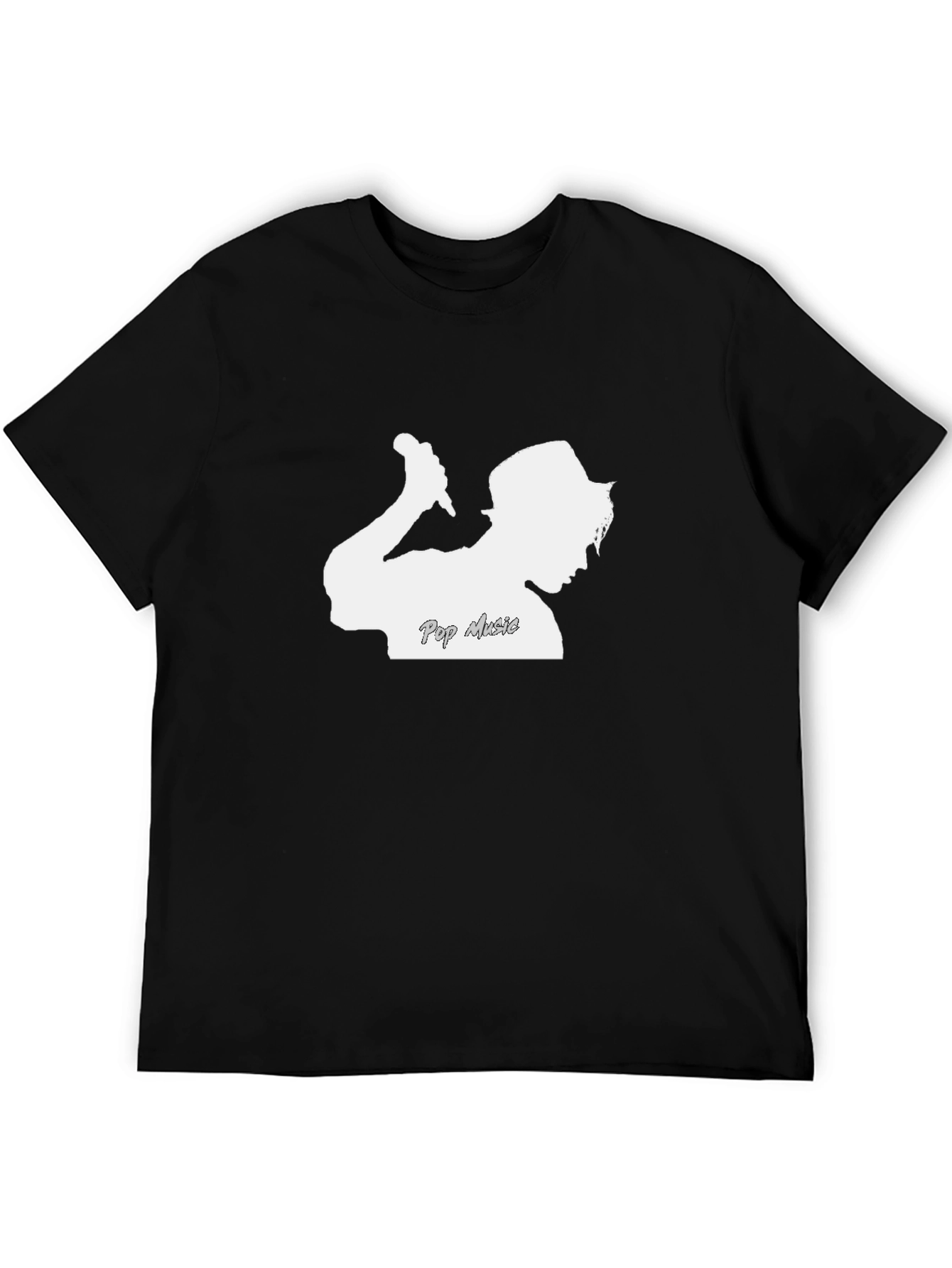 Pop Music T-Shirt - Silhouette Graphic Tee