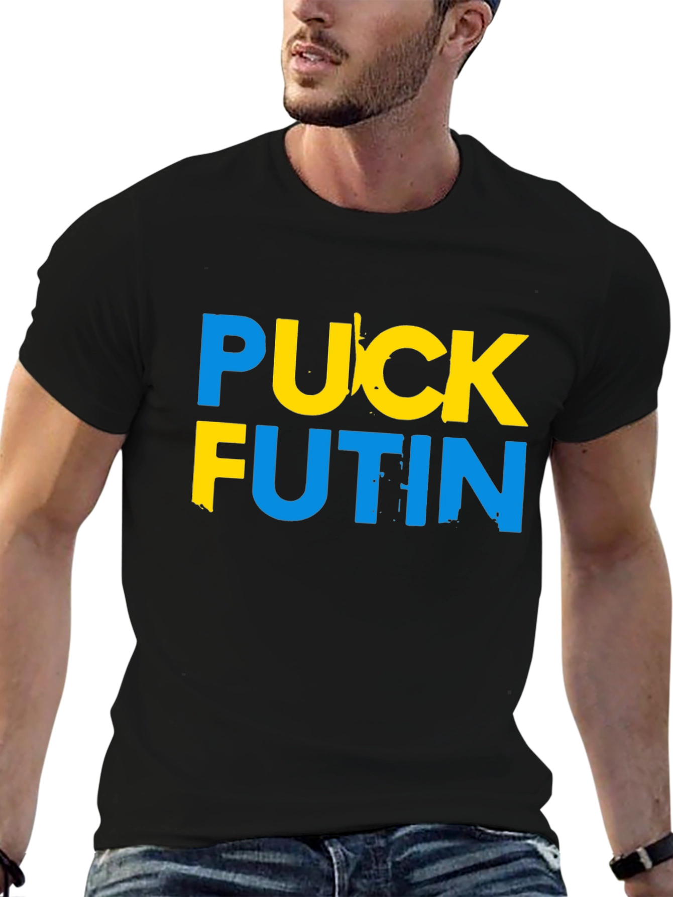 Puck Futin Graphic T-Shirt - Black Tee