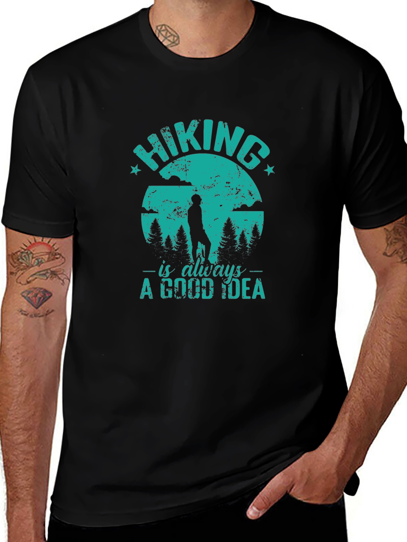 Hiking is Always a Good Idea Graphic T-Shirt