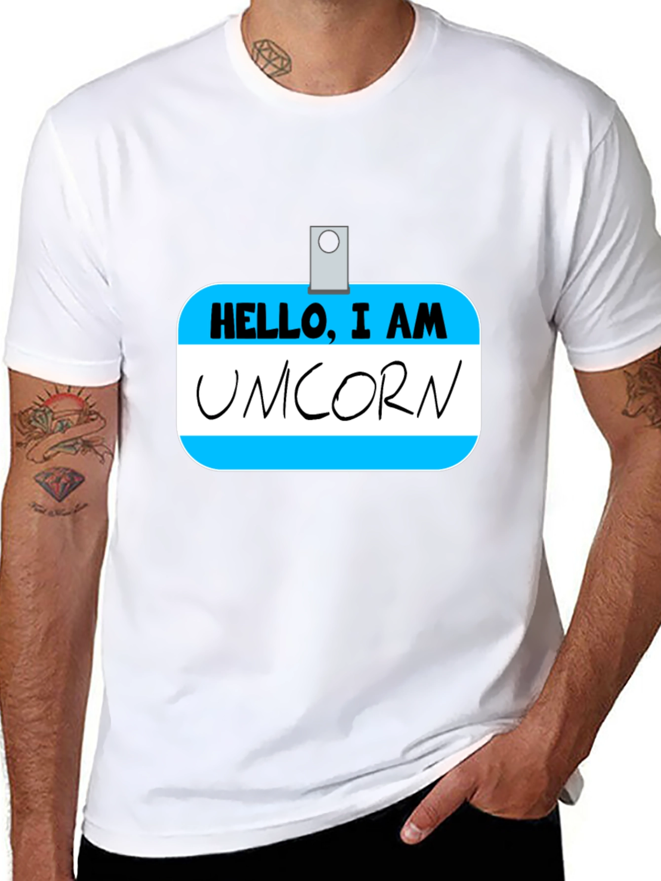Hello I Am Unicorn Funny T-Shirt