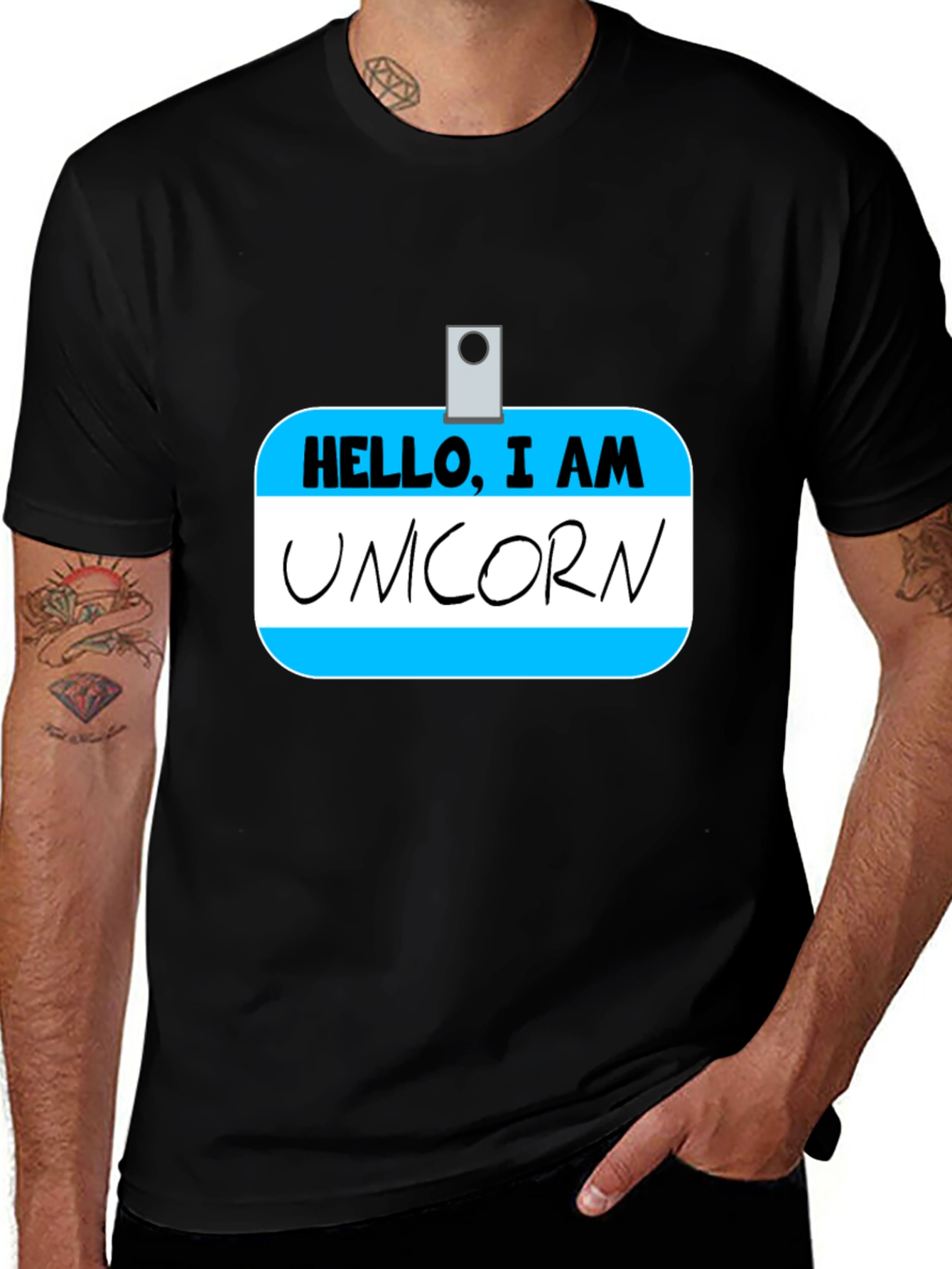 Hello I Am Unicorn Funny T-Shirt