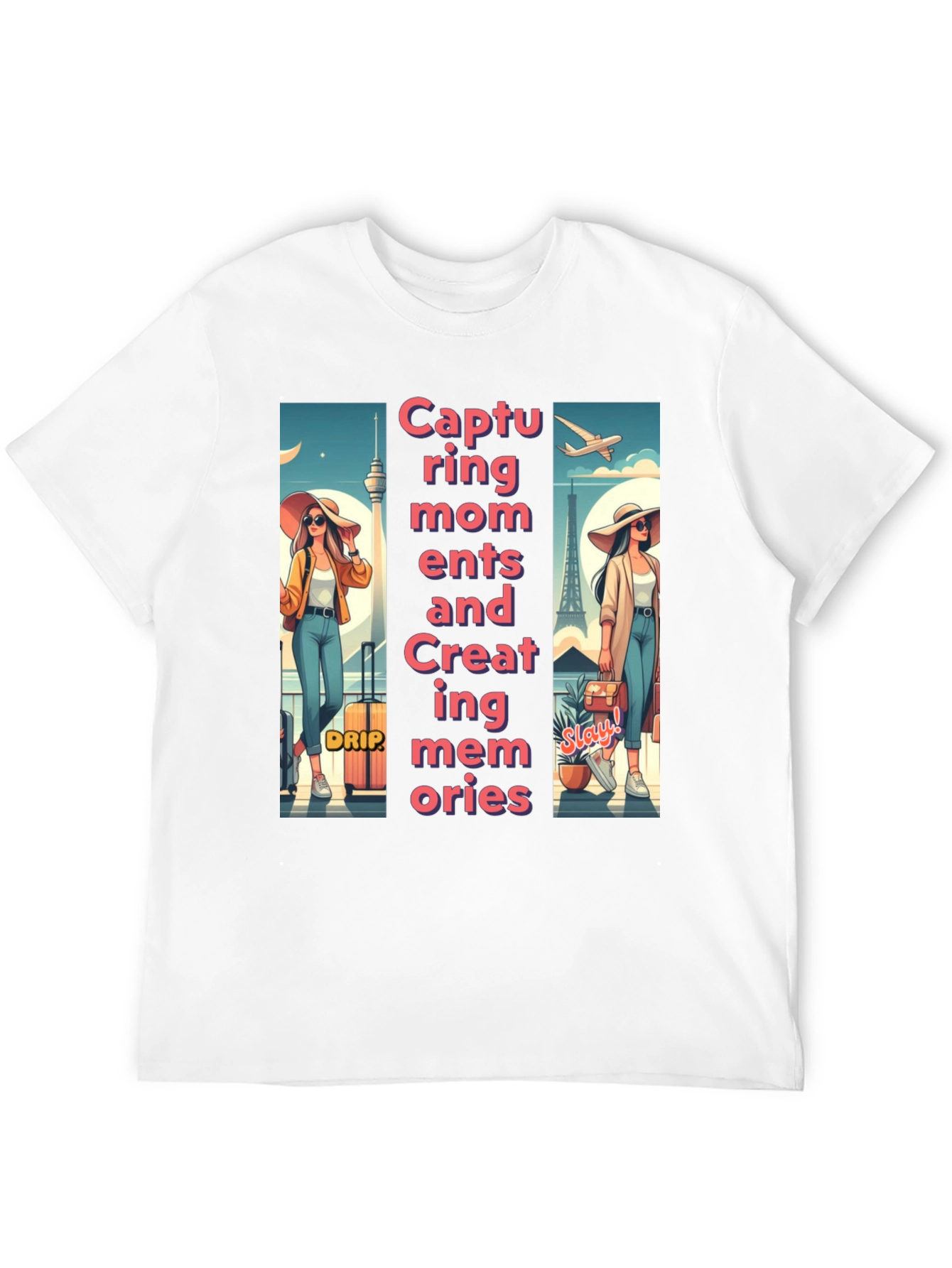 Trendy Travel Tee: Capturing Moments & Creating Memories