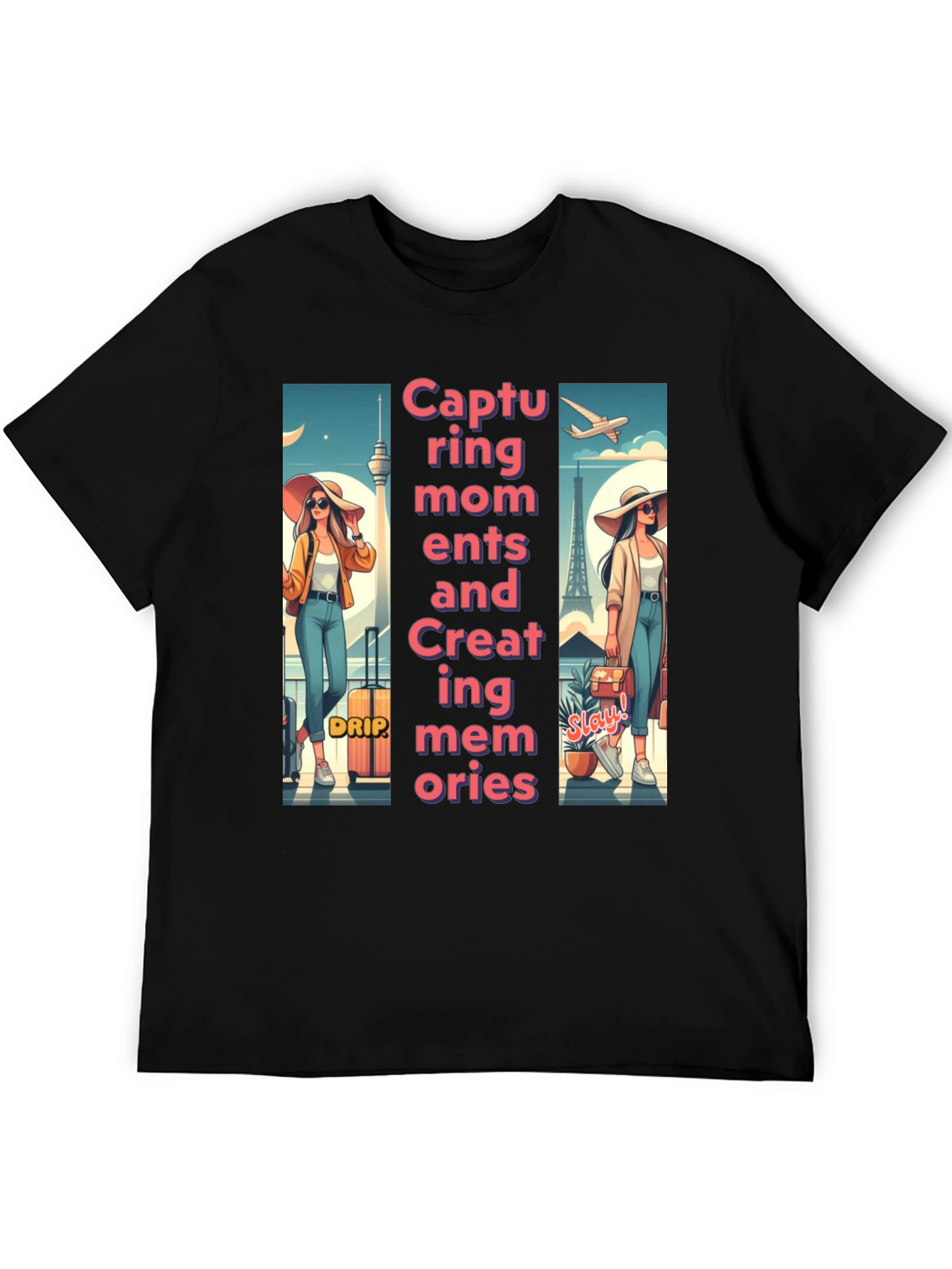 Trendy Travel Tee: Capturing Moments & Creating Memories
