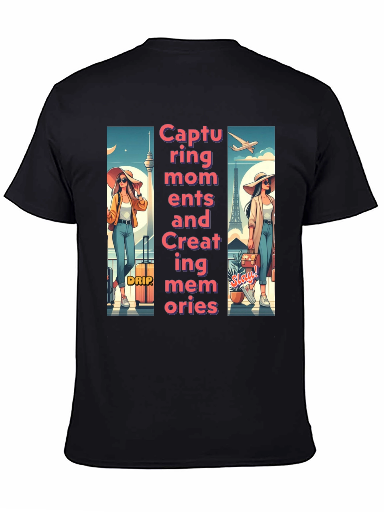 Trendy Travel Tee: Capturing Moments & Creating Memories