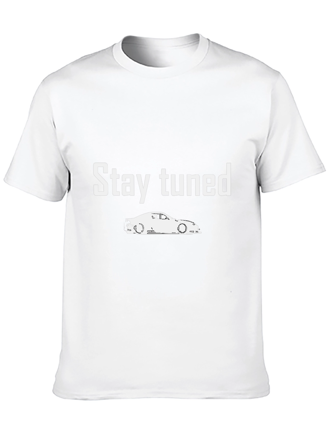 Stay Tuned Car Graphic T-Shirt