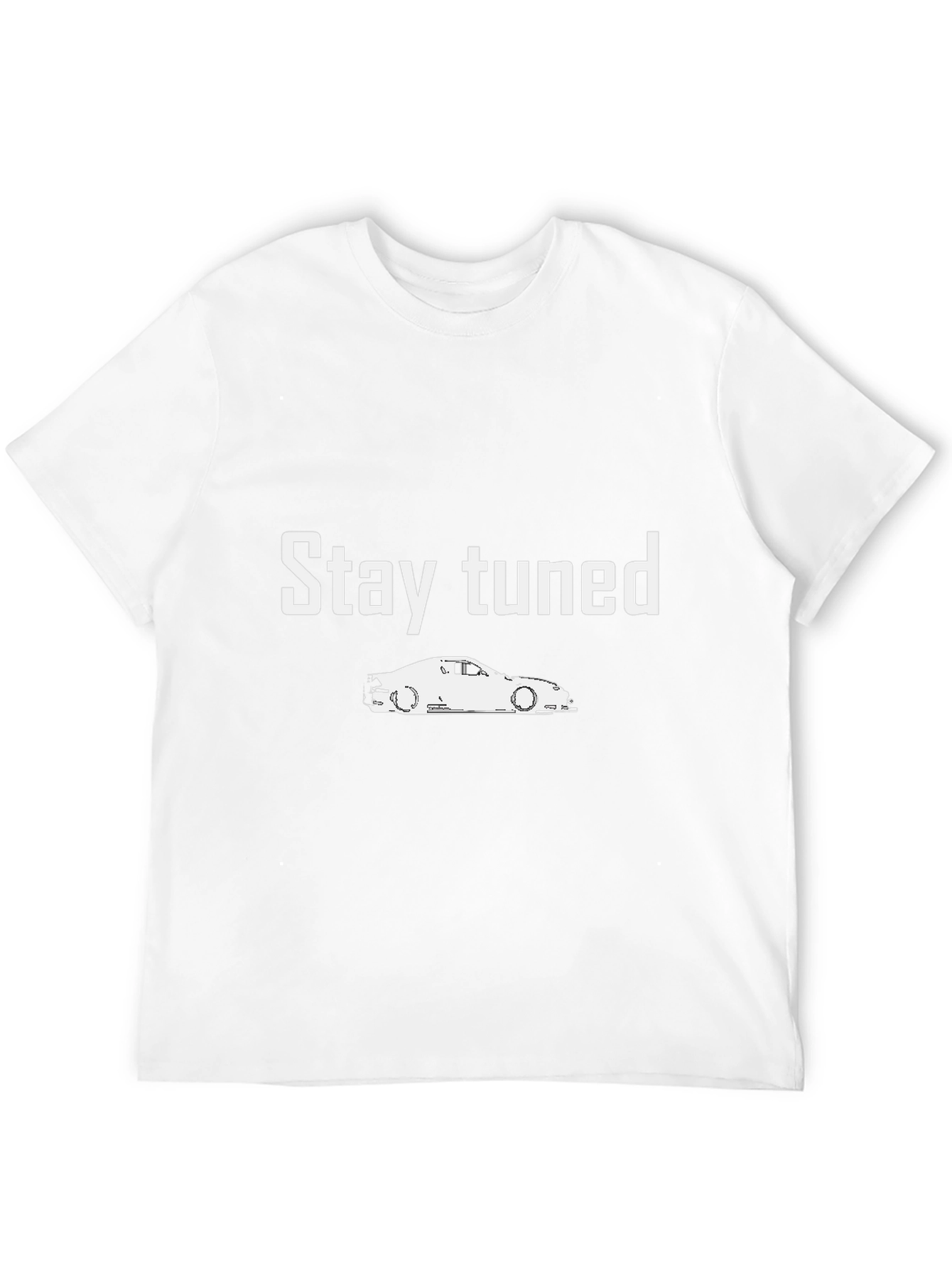 Stay Tuned Car Graphic T-Shirt