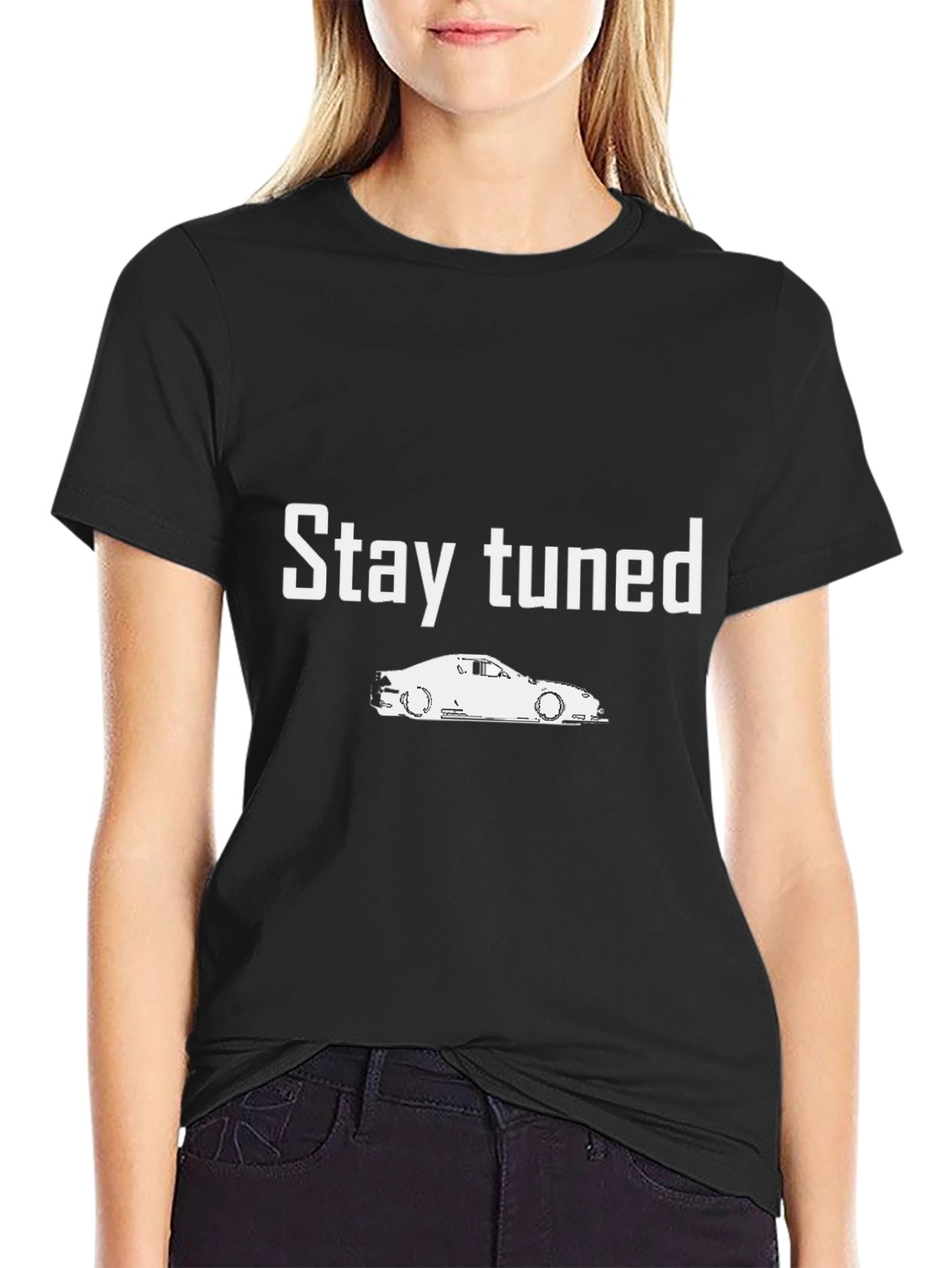 Stay Tuned Car Graphic T-Shirt