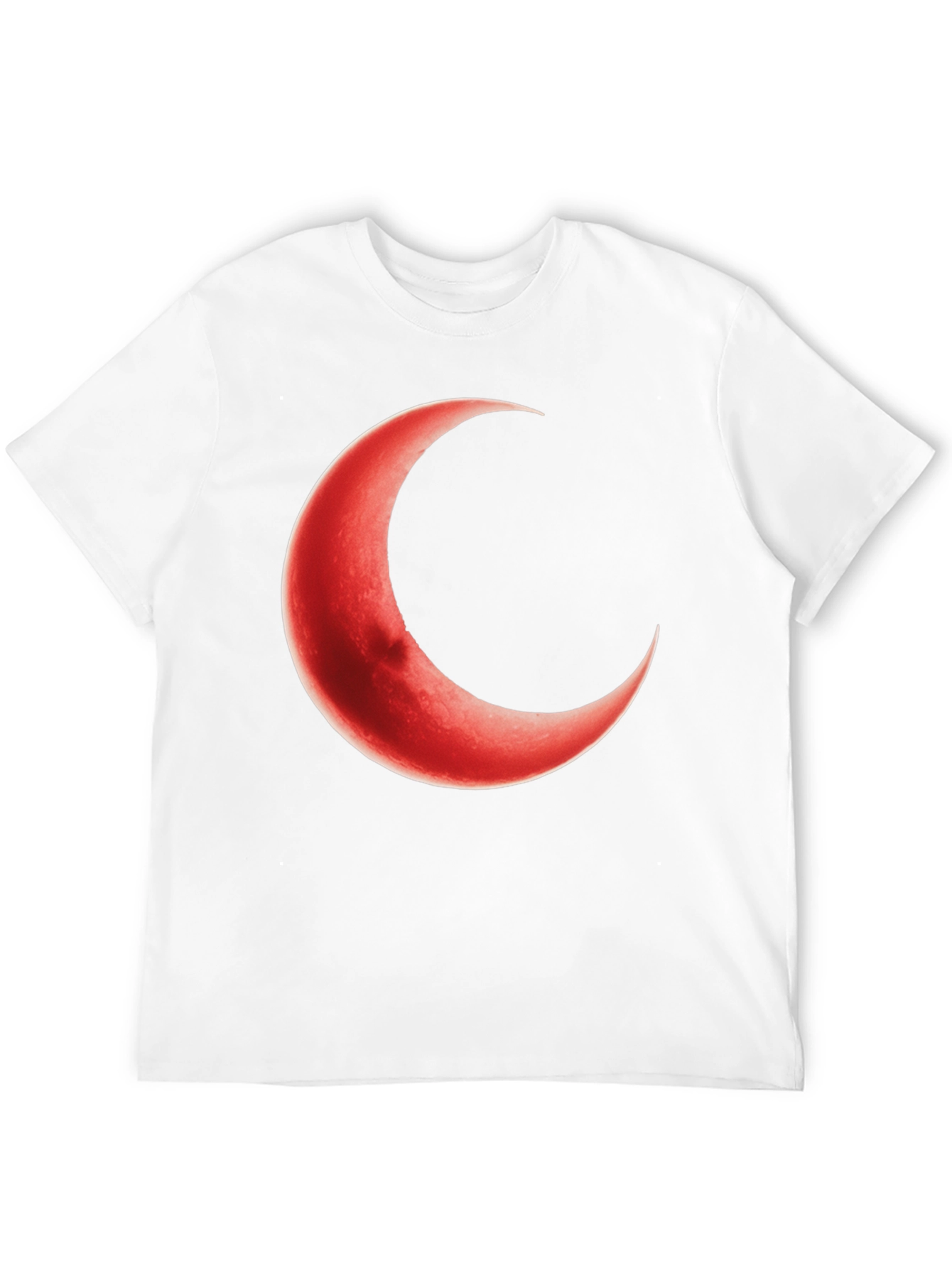 Crescent Moon Graphic Black T-Shirt