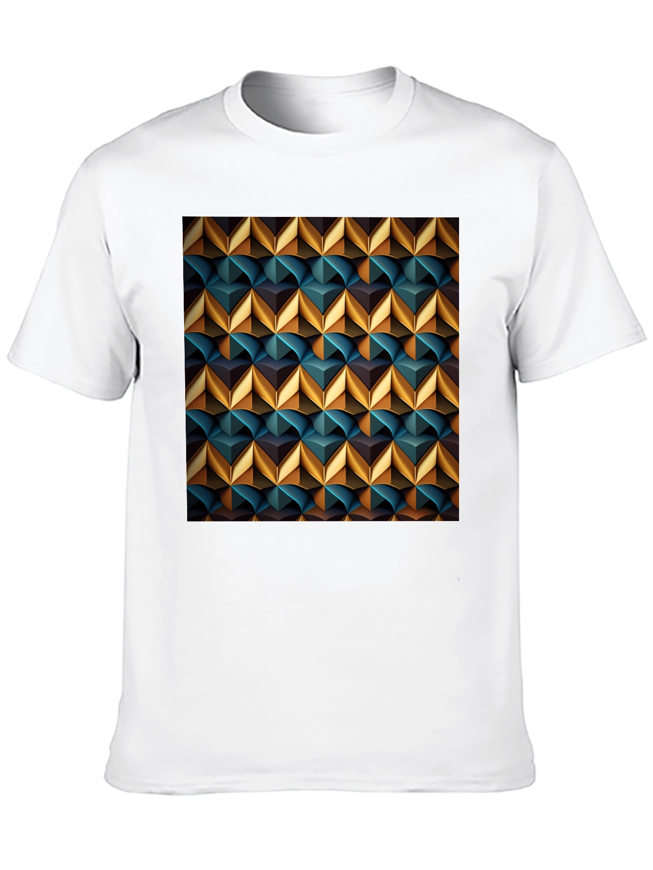 Geometric Art T-Shirt - Modern Stylish Design