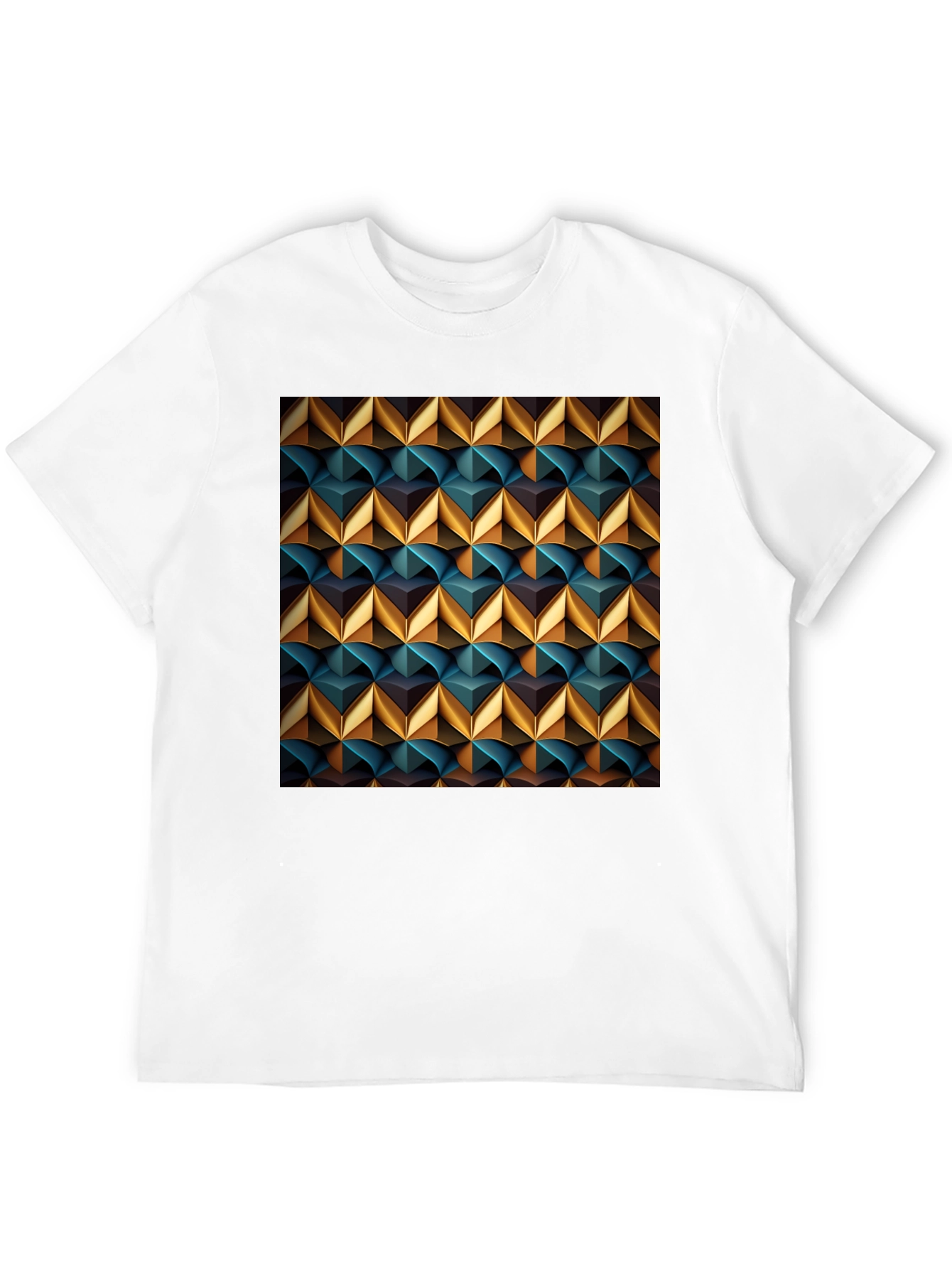 Geometric Art T-Shirt - Modern Stylish Design
