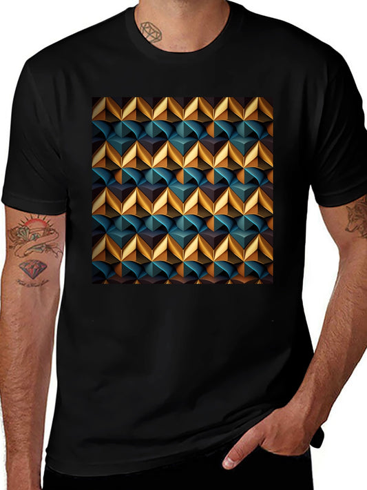 Geometric Art T-Shirt - Modern Stylish Design
