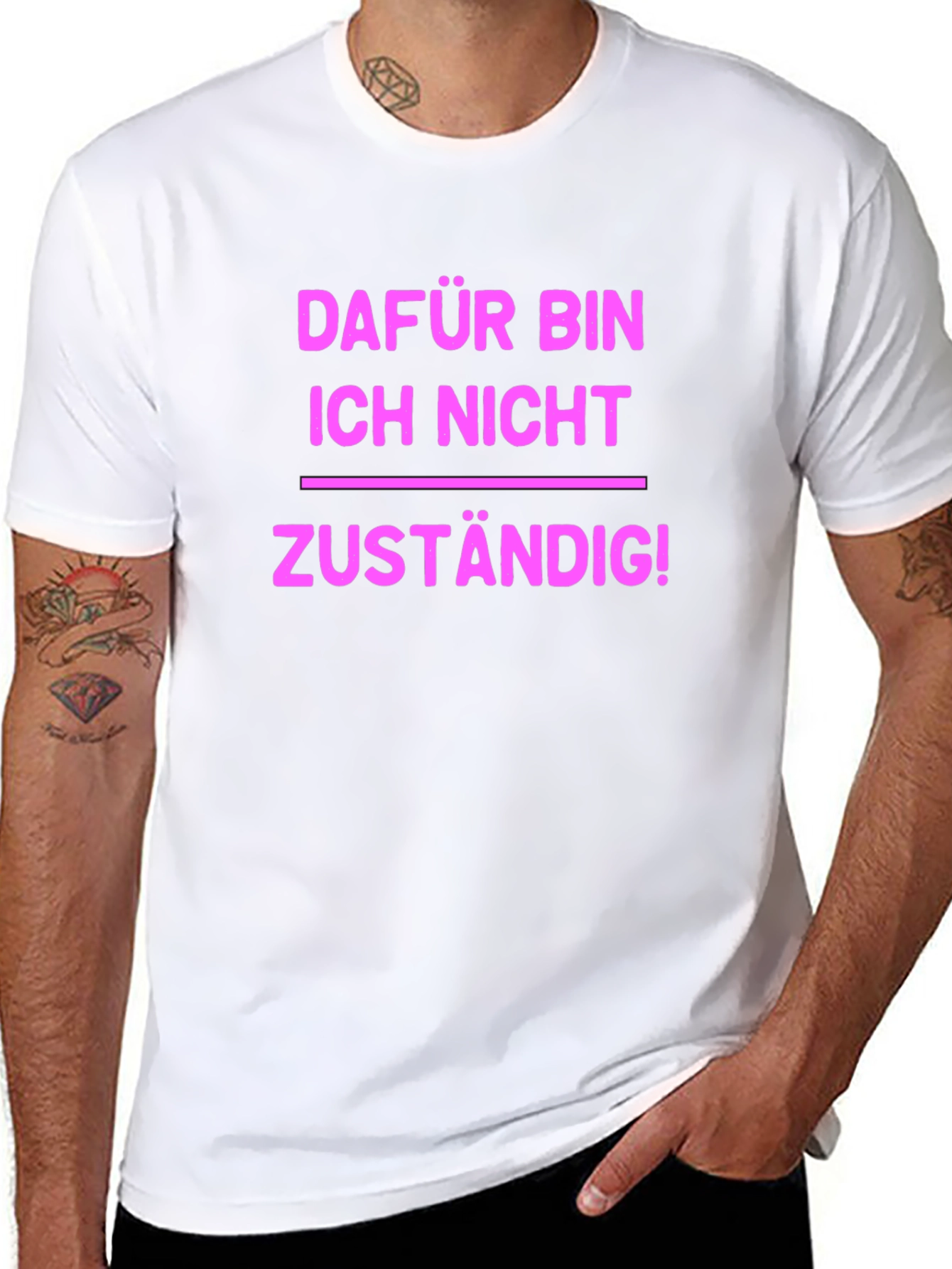 Fun German T-Shirt - Not My Responsibility!