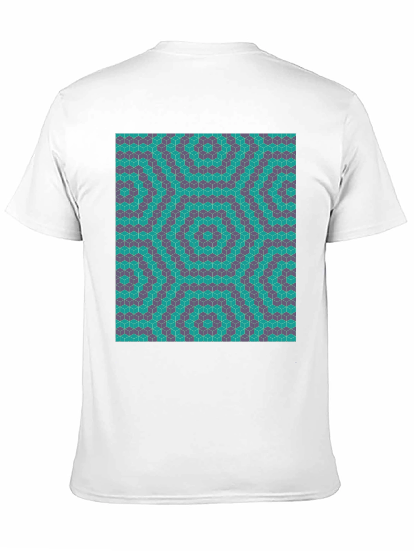 Geometric Illusion T-Shirt - Modern Art Tee
