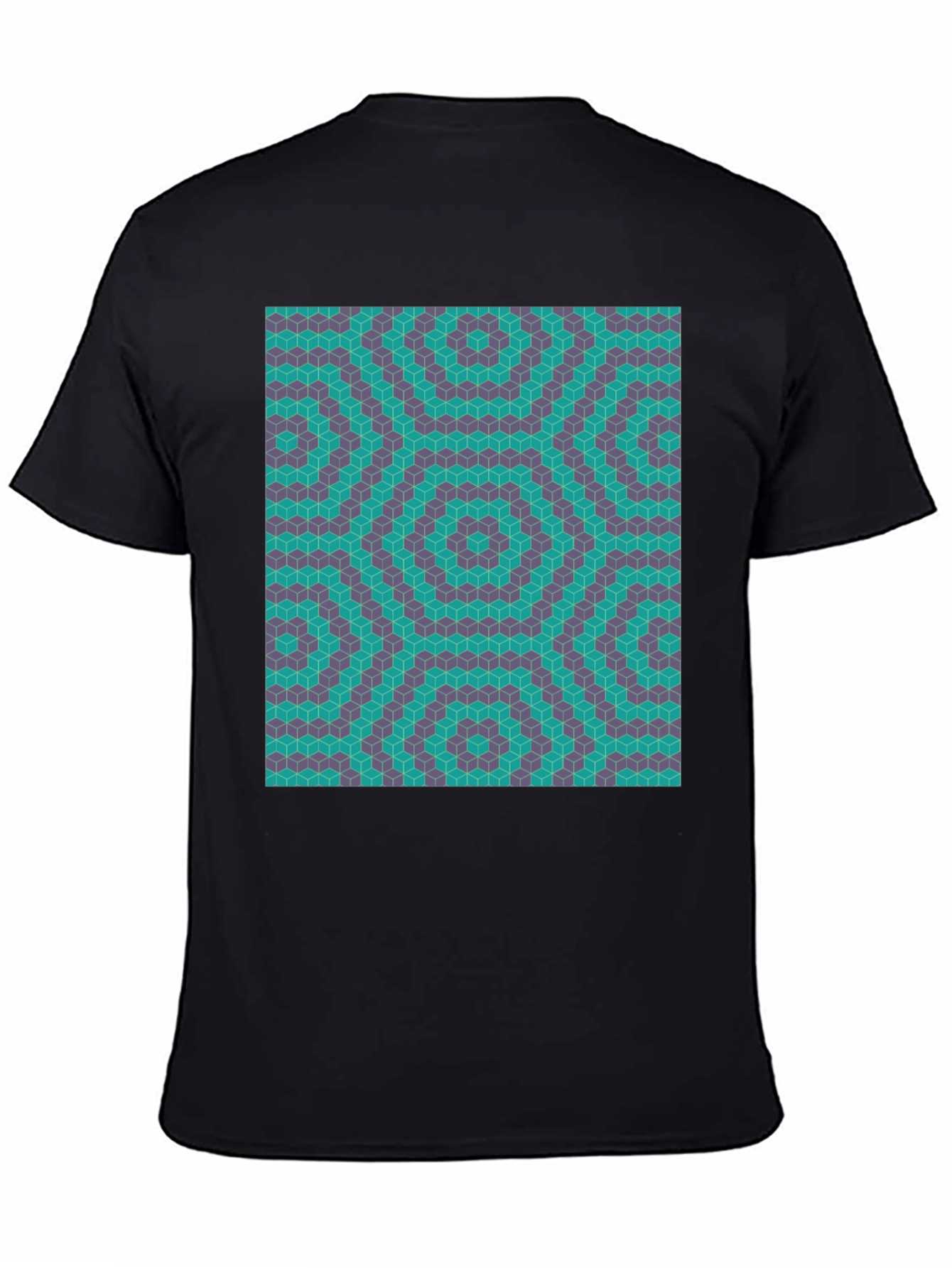 Geometric Illusion T-Shirt - Modern Art Tee