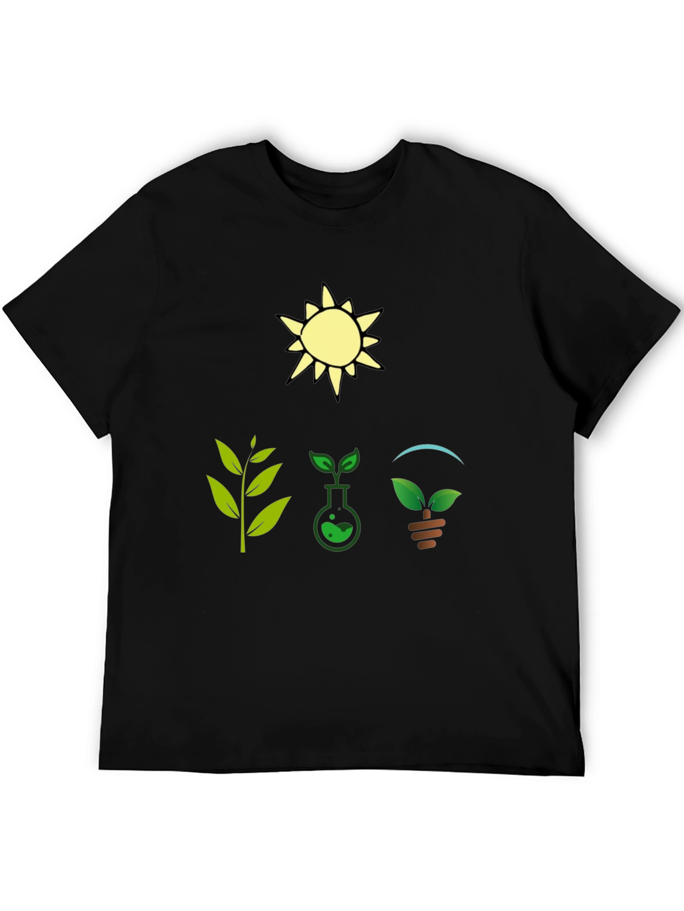 Eco-Friendly Graphic T-Shirt - Nature & Science Design