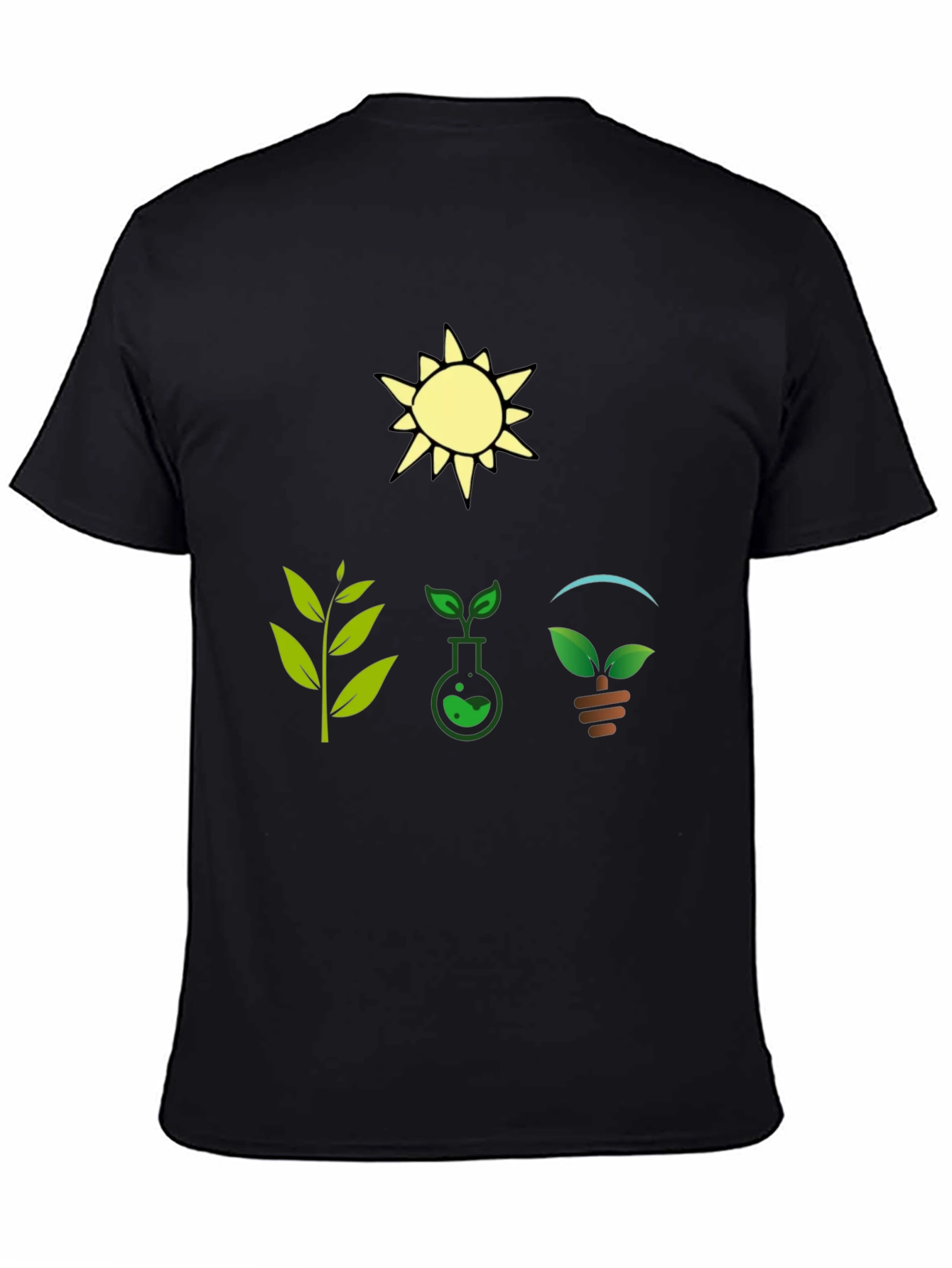 Eco-Friendly Graphic T-Shirt - Nature & Science Design