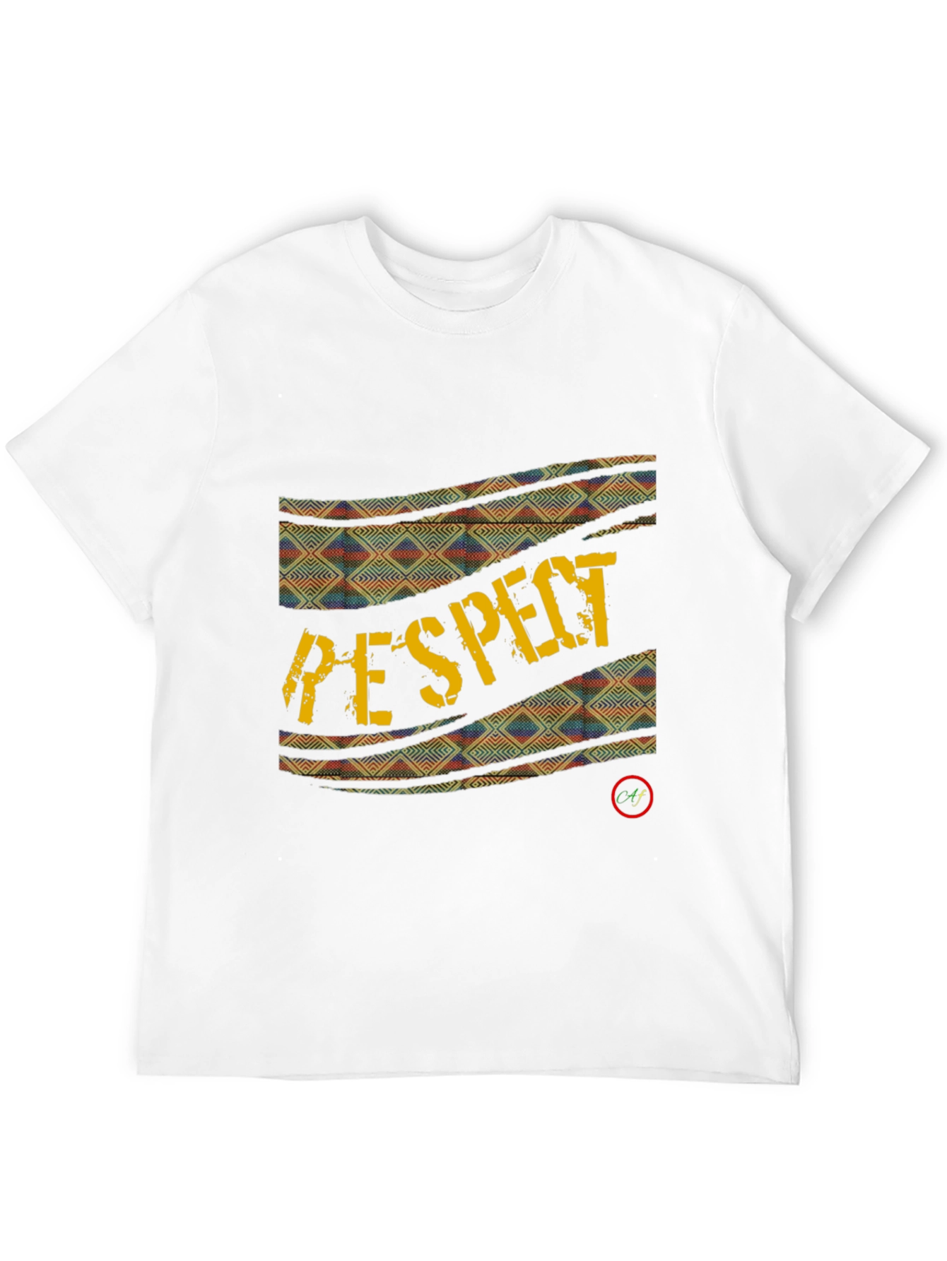 Respect Graphic Print Black T-Shirt