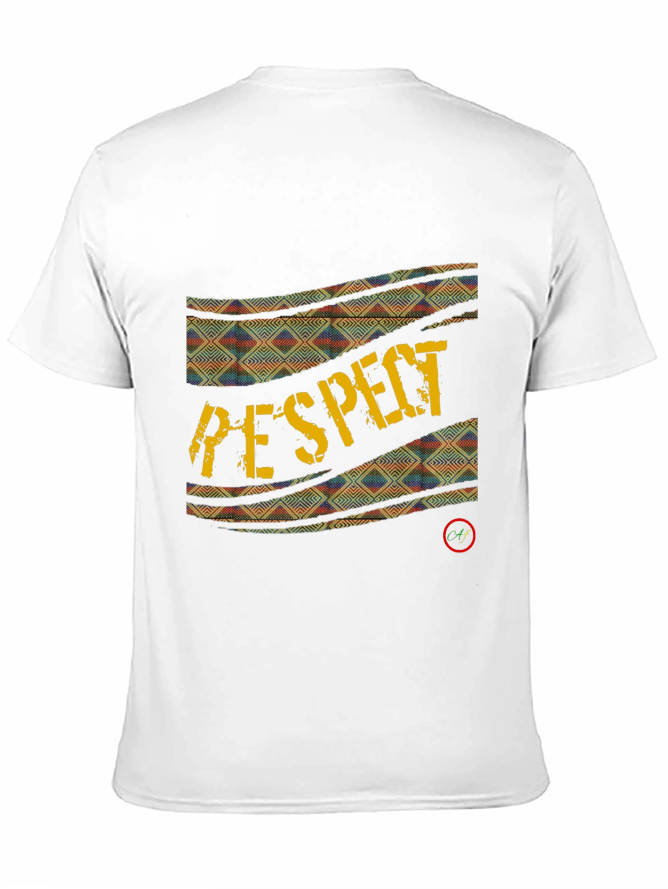 Respect Graphic Print Black T-Shirt