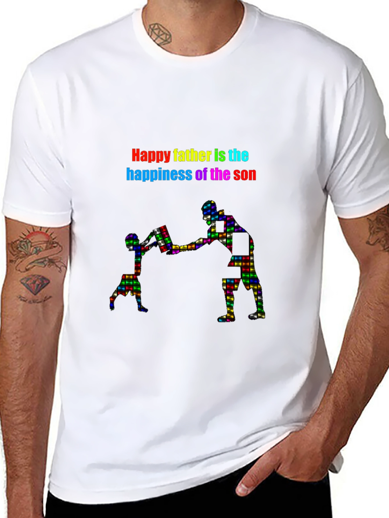 Fathers Day Rubiks Cube T-Shirt