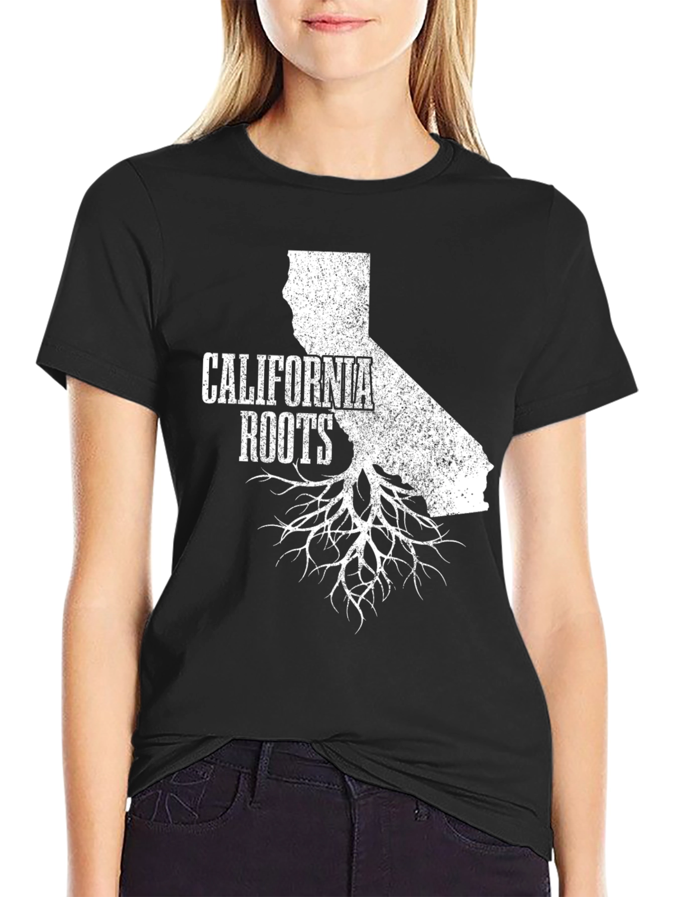 California Roots Graphic T-Shirt - Black