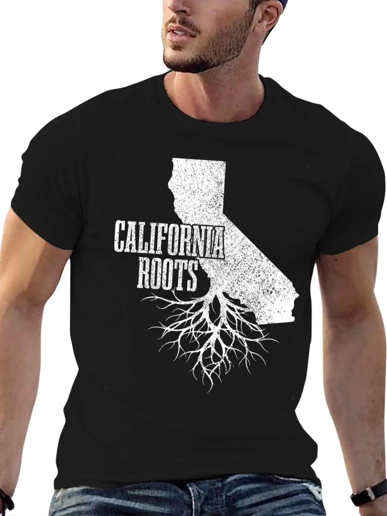 California Roots Graphic T-Shirt - Black